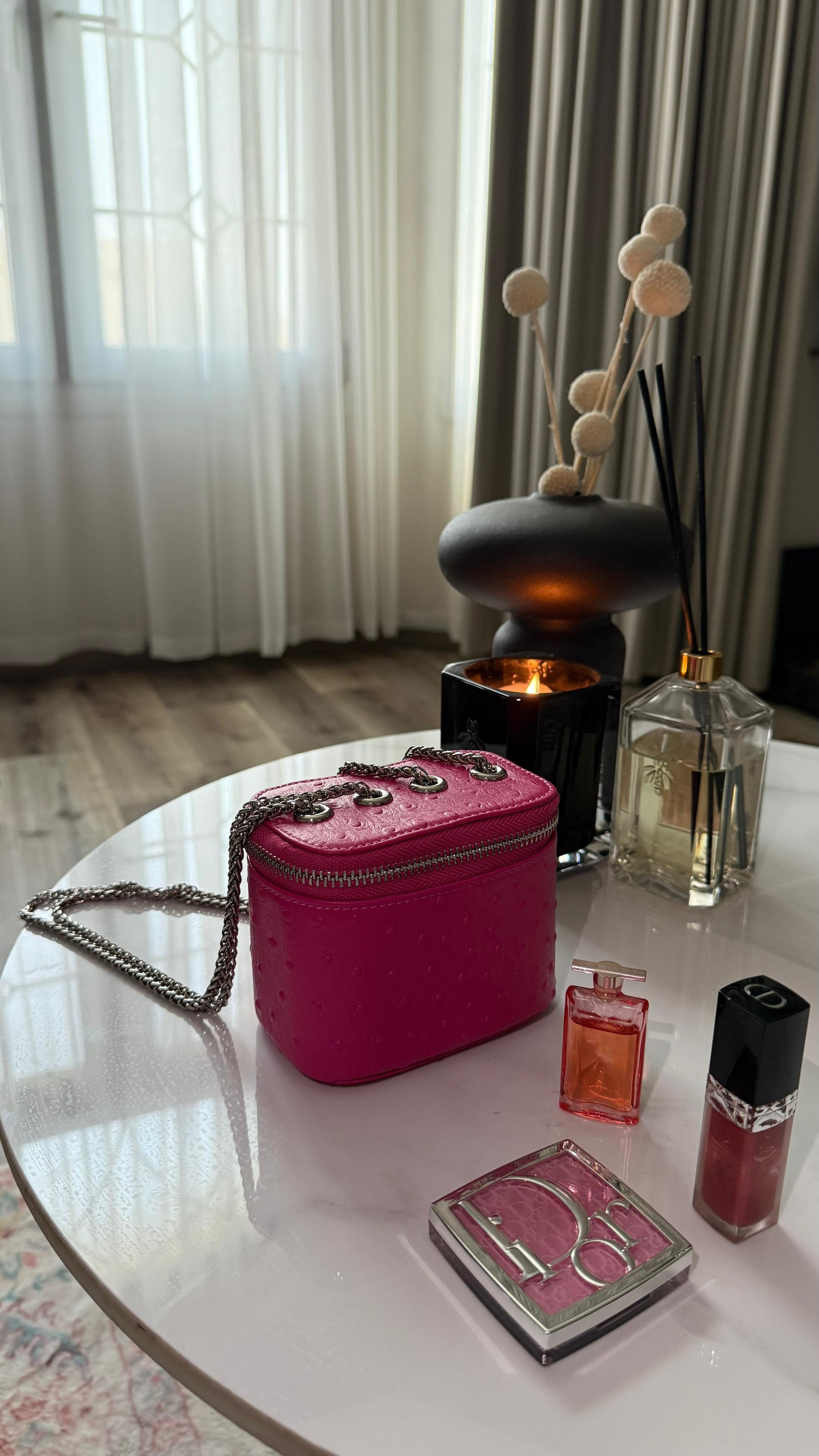 Clear Fuchsia Mini Bag