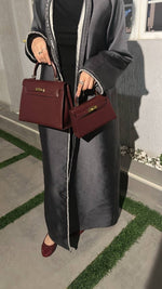 Shine leather -Burgundy 25 cm