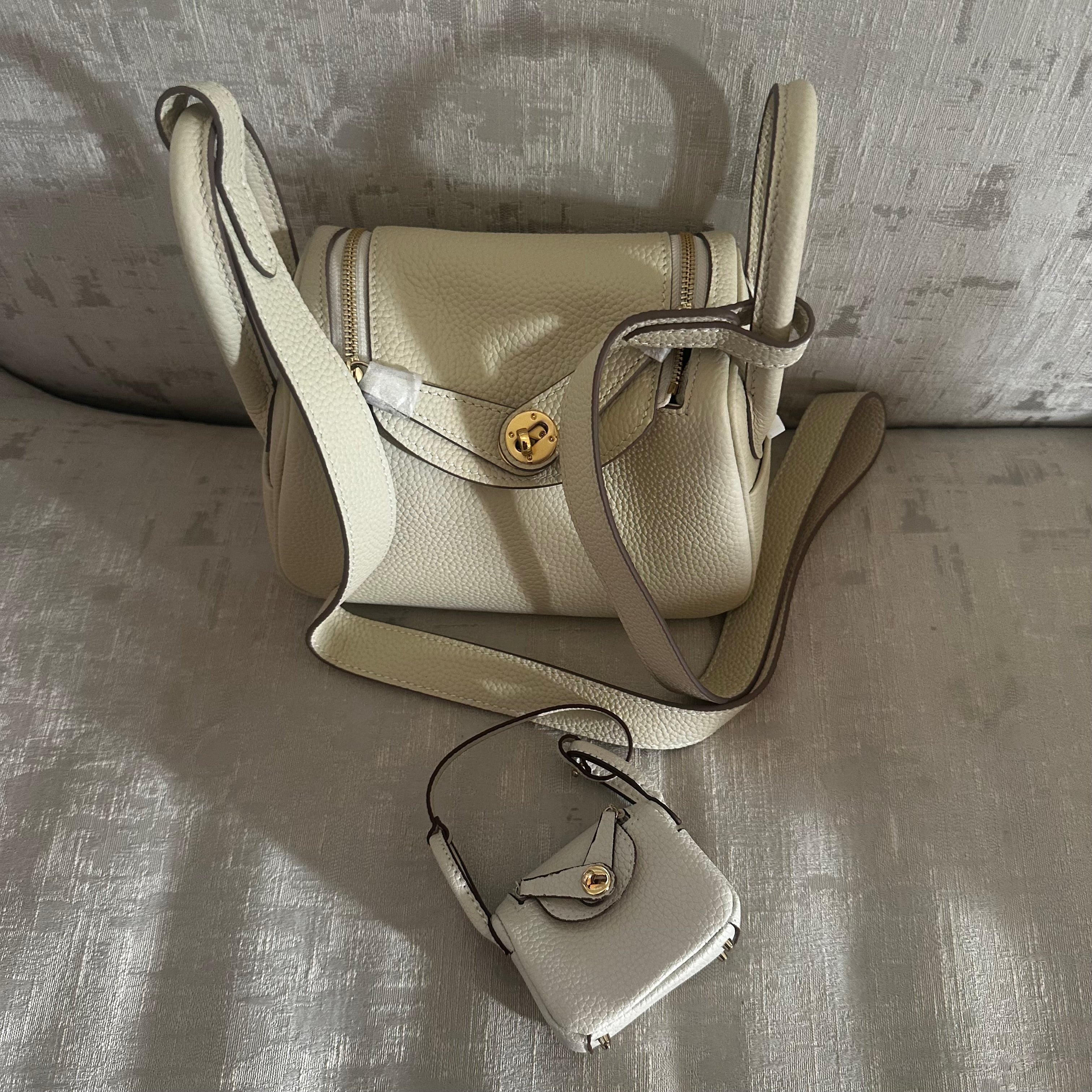 Hermes Lindy Bag in White – Luxury Shoulder Bag UAE | Clear UAE
