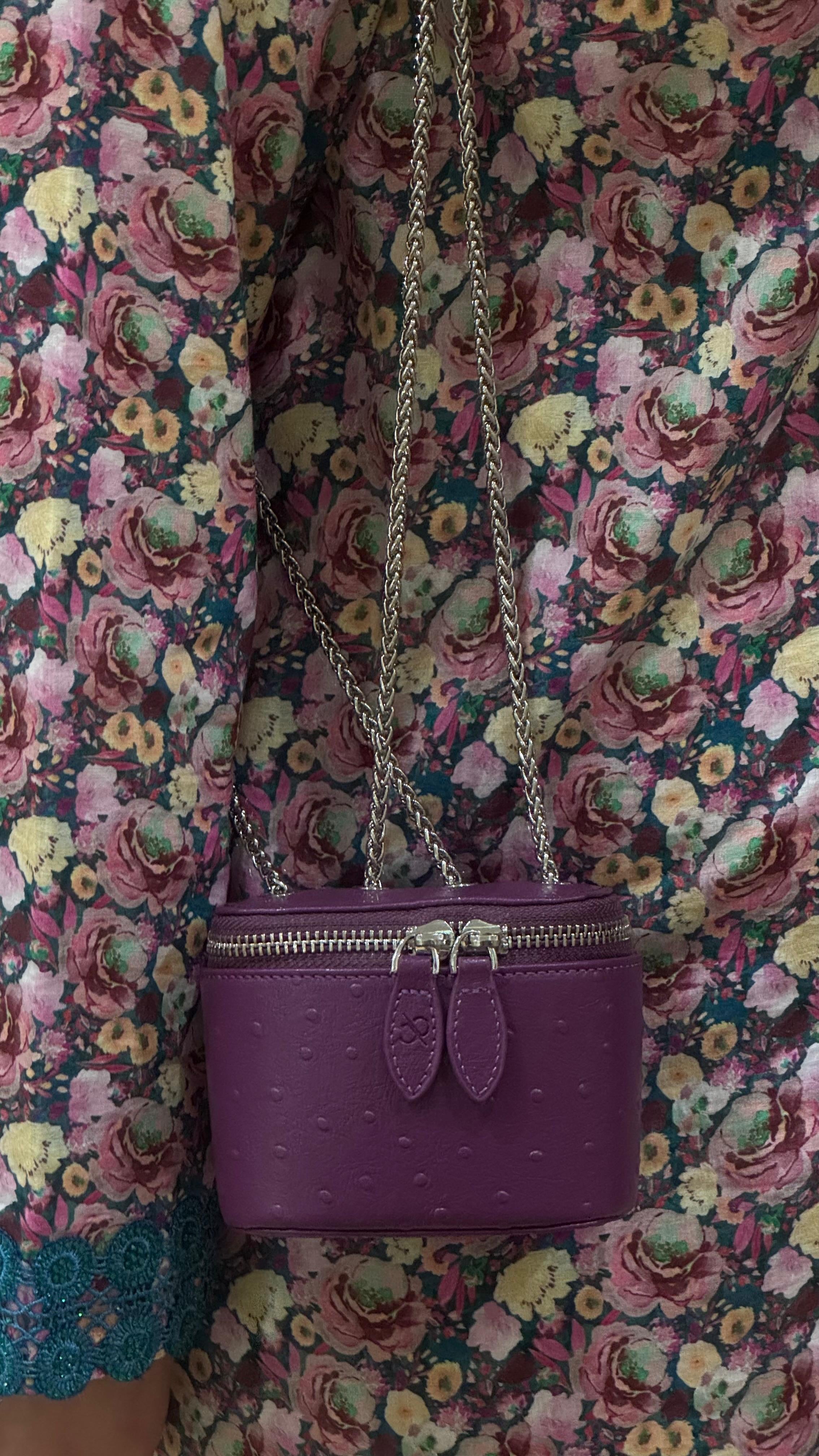 Ostrich Purple Bag