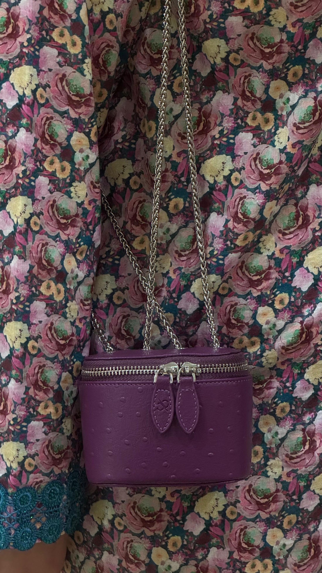 Ostrich Purple Bag