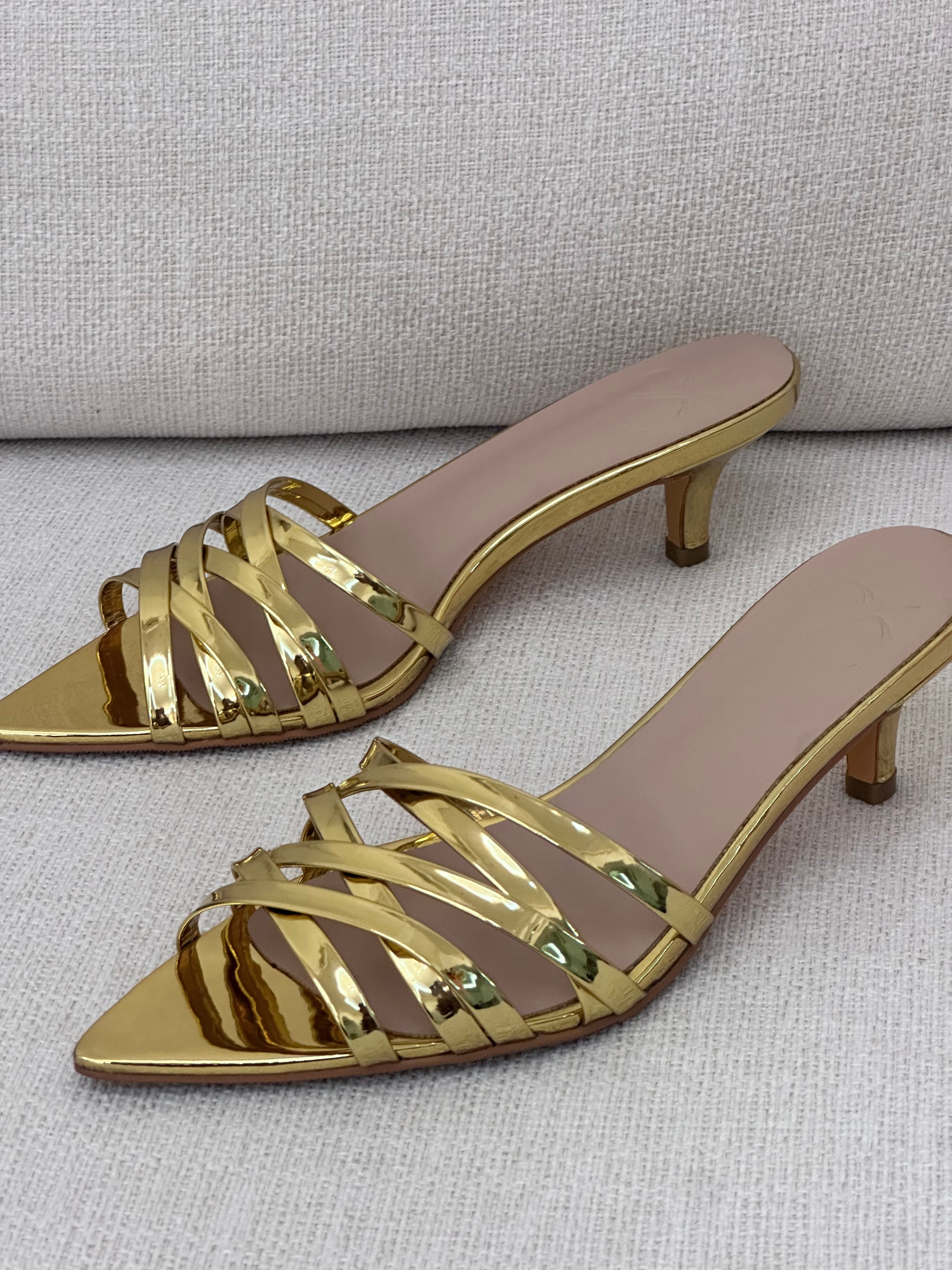 Gold 5cm Heels