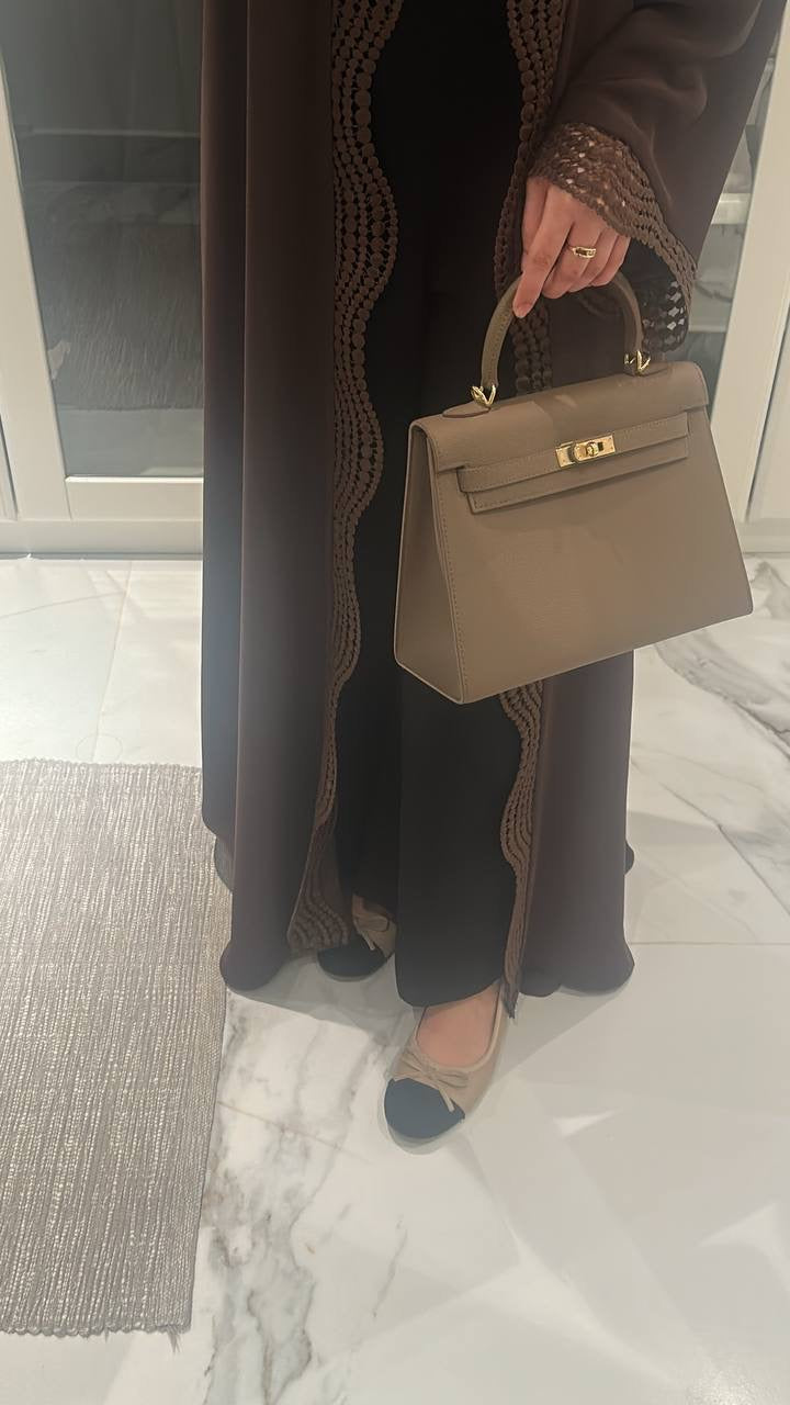 25cm Bag Etoupe – Luxury Everyday Handbag UAE | Clear UAE