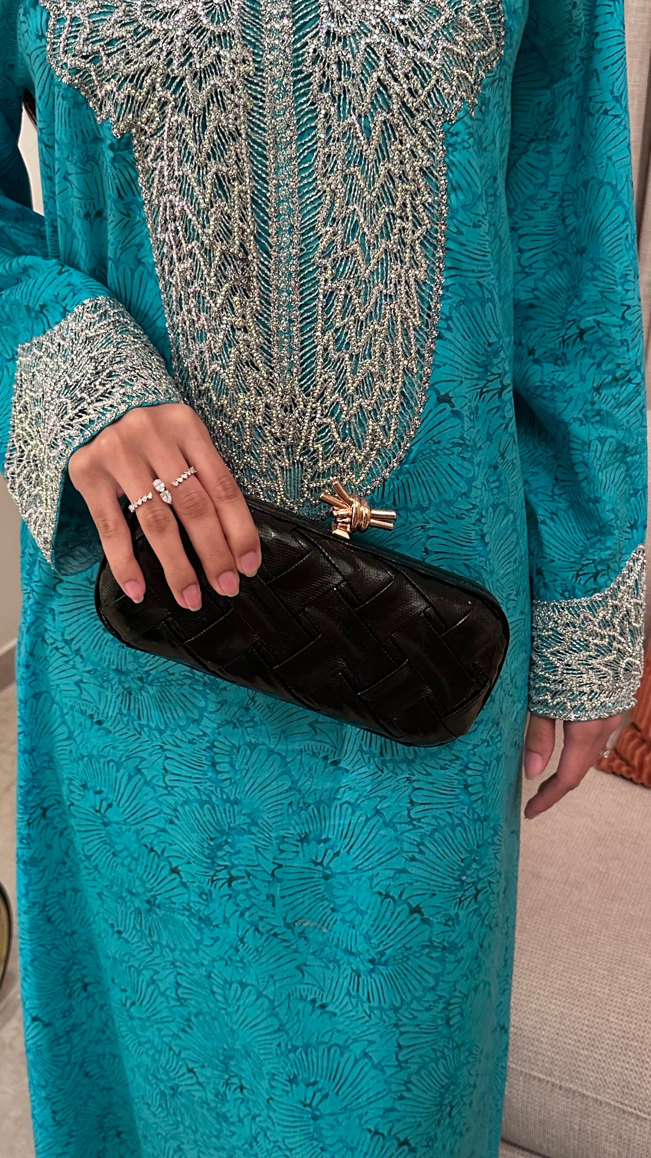 Unique clutch - Silver