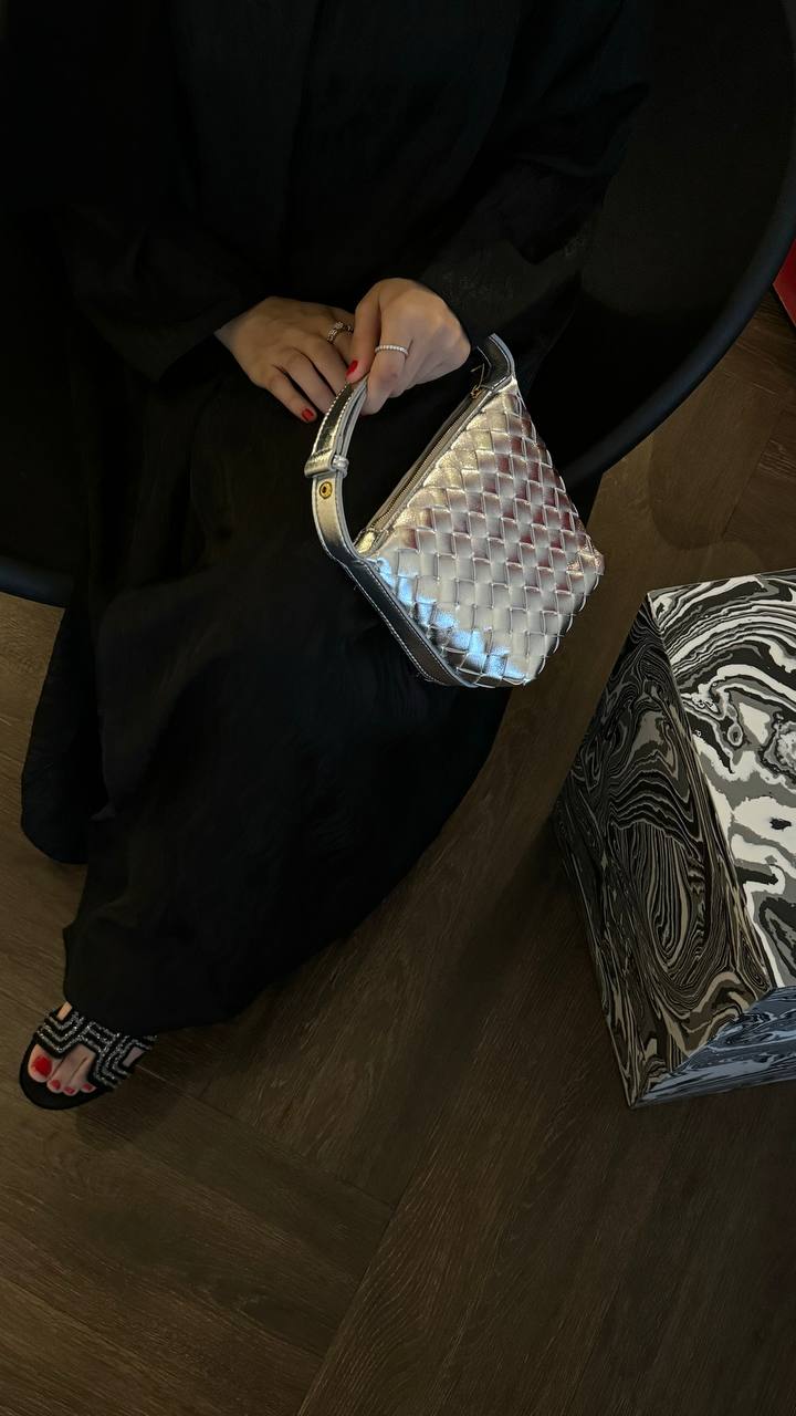 Candy Bag in Silver – Luxury Evening Bag UAE | Clear UAE

