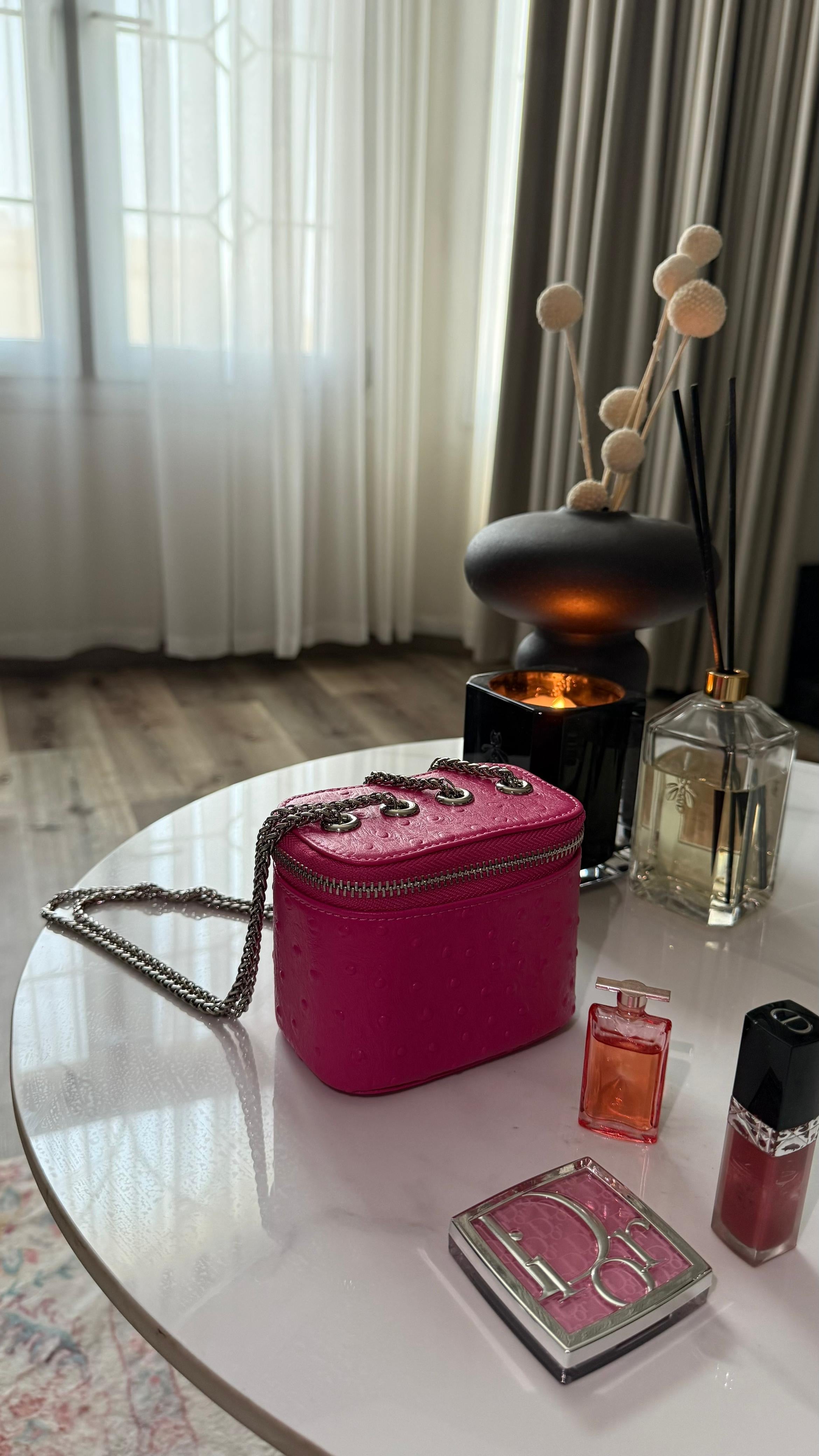 Clear Fuchsia Mini Bag
