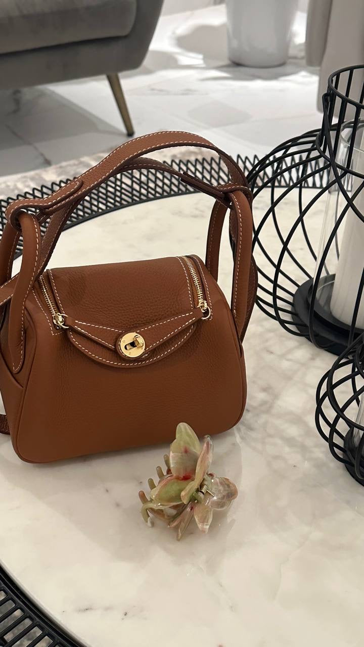 Hermes Lindy Bag in Brown – Luxury Shoulder Bag UAE | Clear UAE
