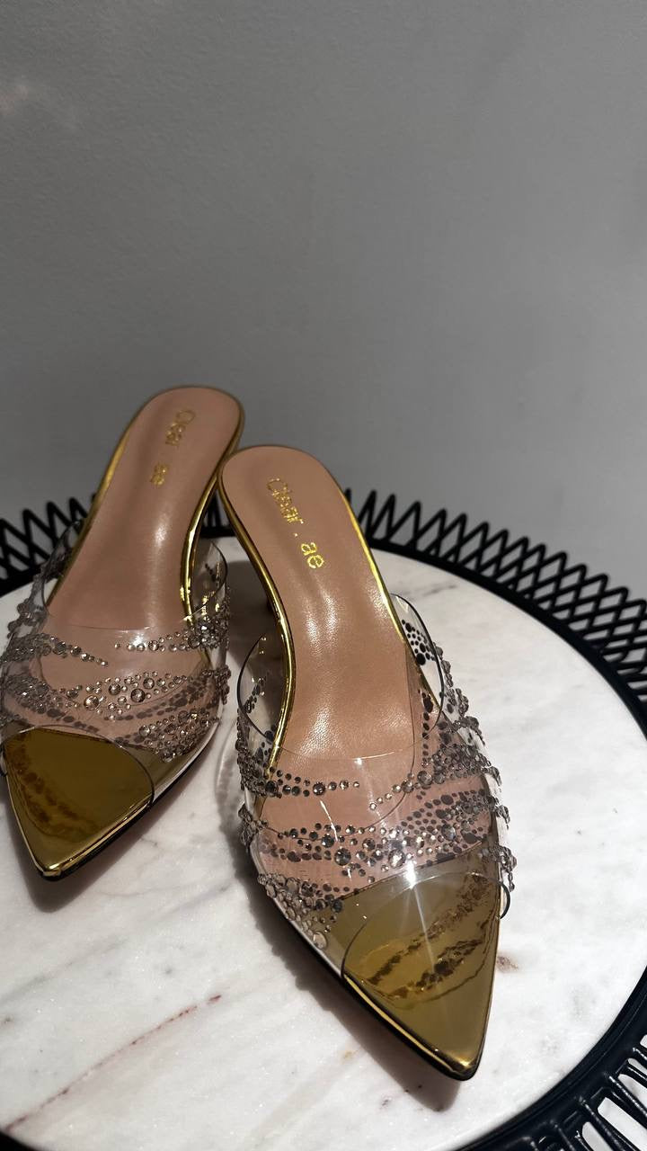 Unique Gold Heels – Luxury Statement Shoes for Women