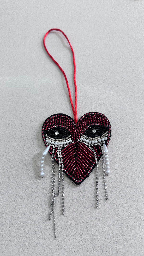 Cry heart charm