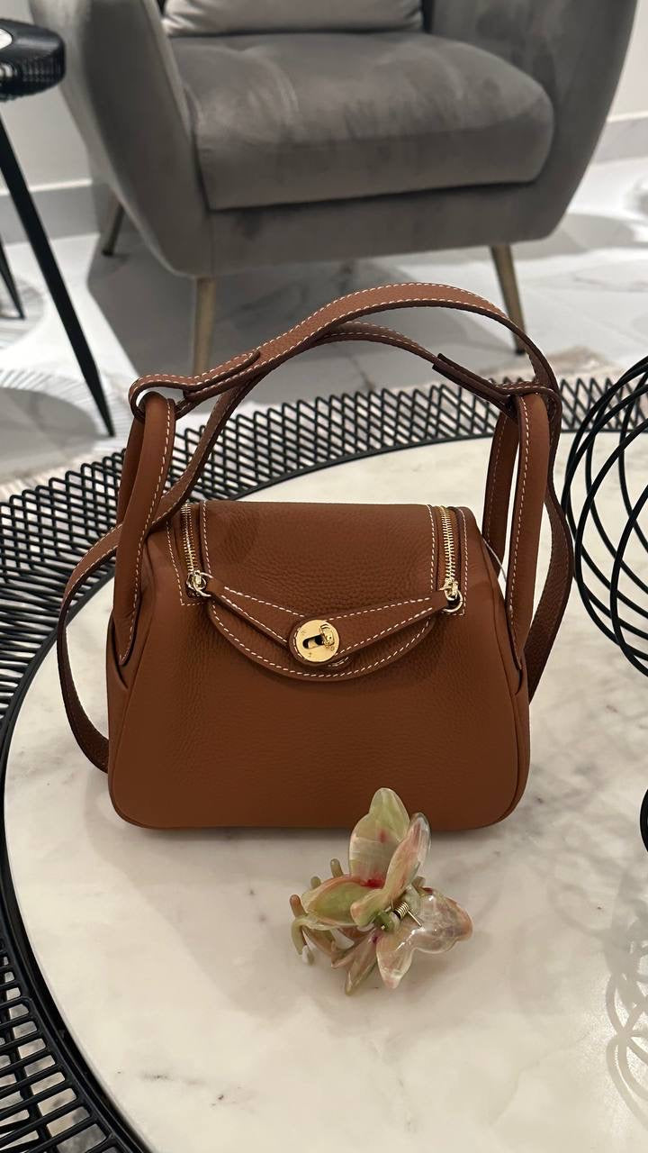 Hermes Lindy Bag in Brown – Luxury Shoulder Bag UAE | Clear UAE
