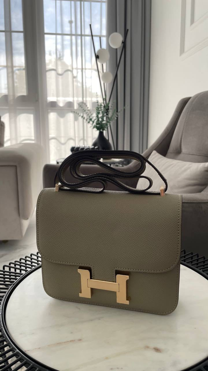 Constance Bag in E-Taupe – Luxury Shoulder Bag UAE | Clear UAE
