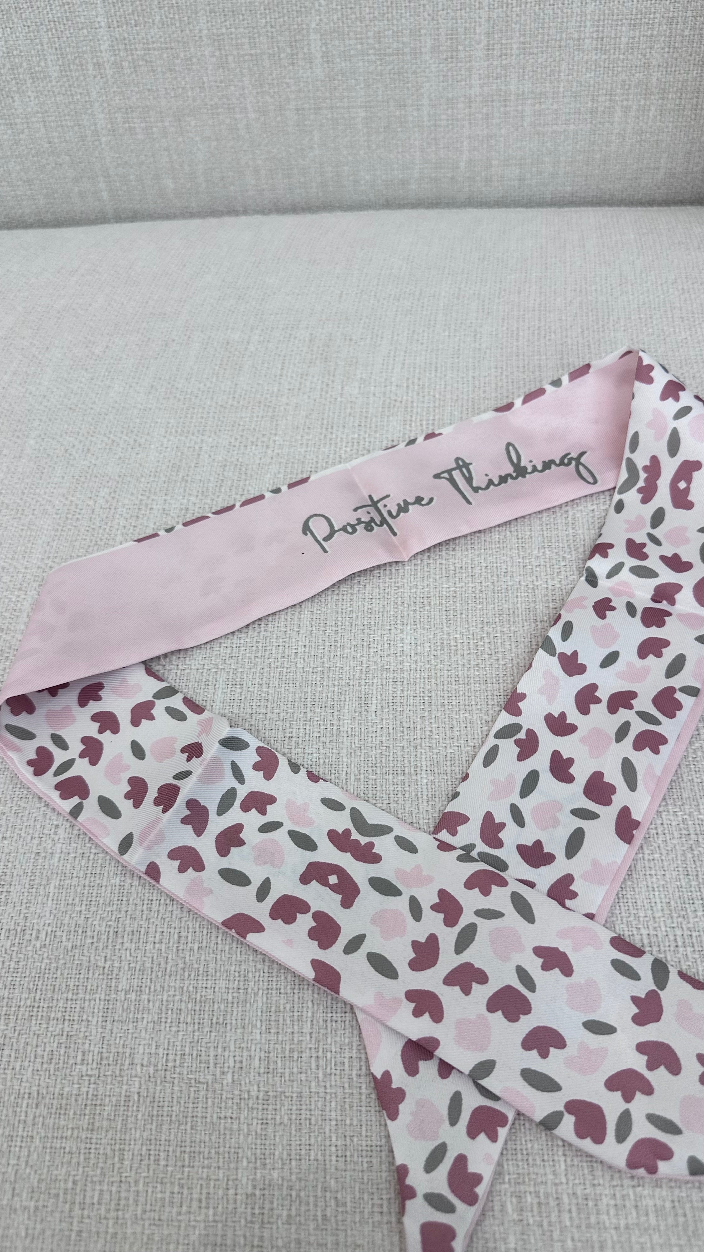 Pink Twilly Scarf