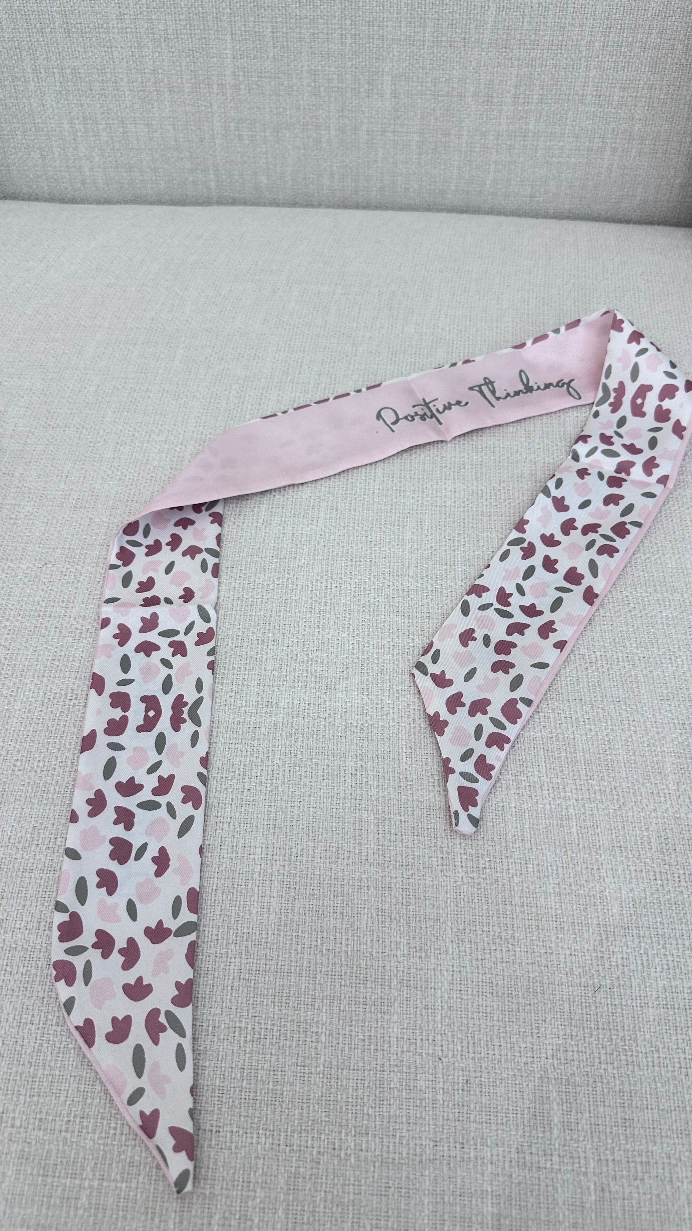 Pink Twilly Scarf