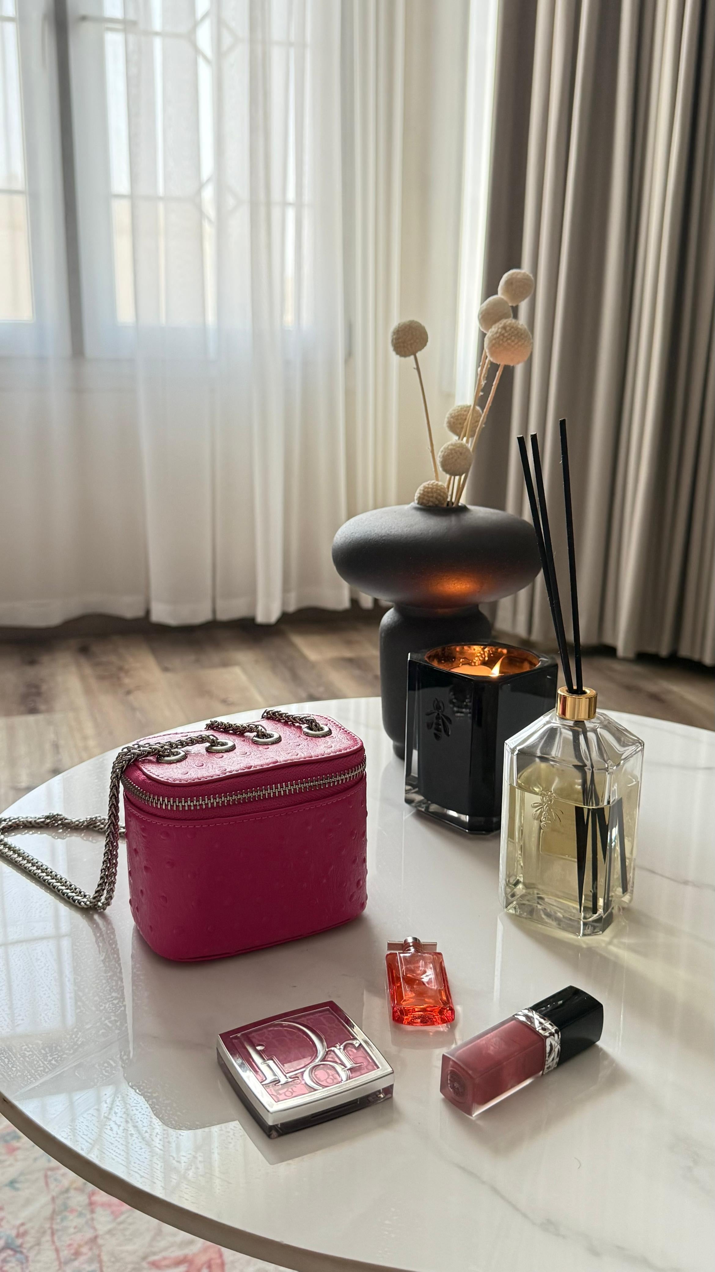Clear Fuchsia Mini Bag