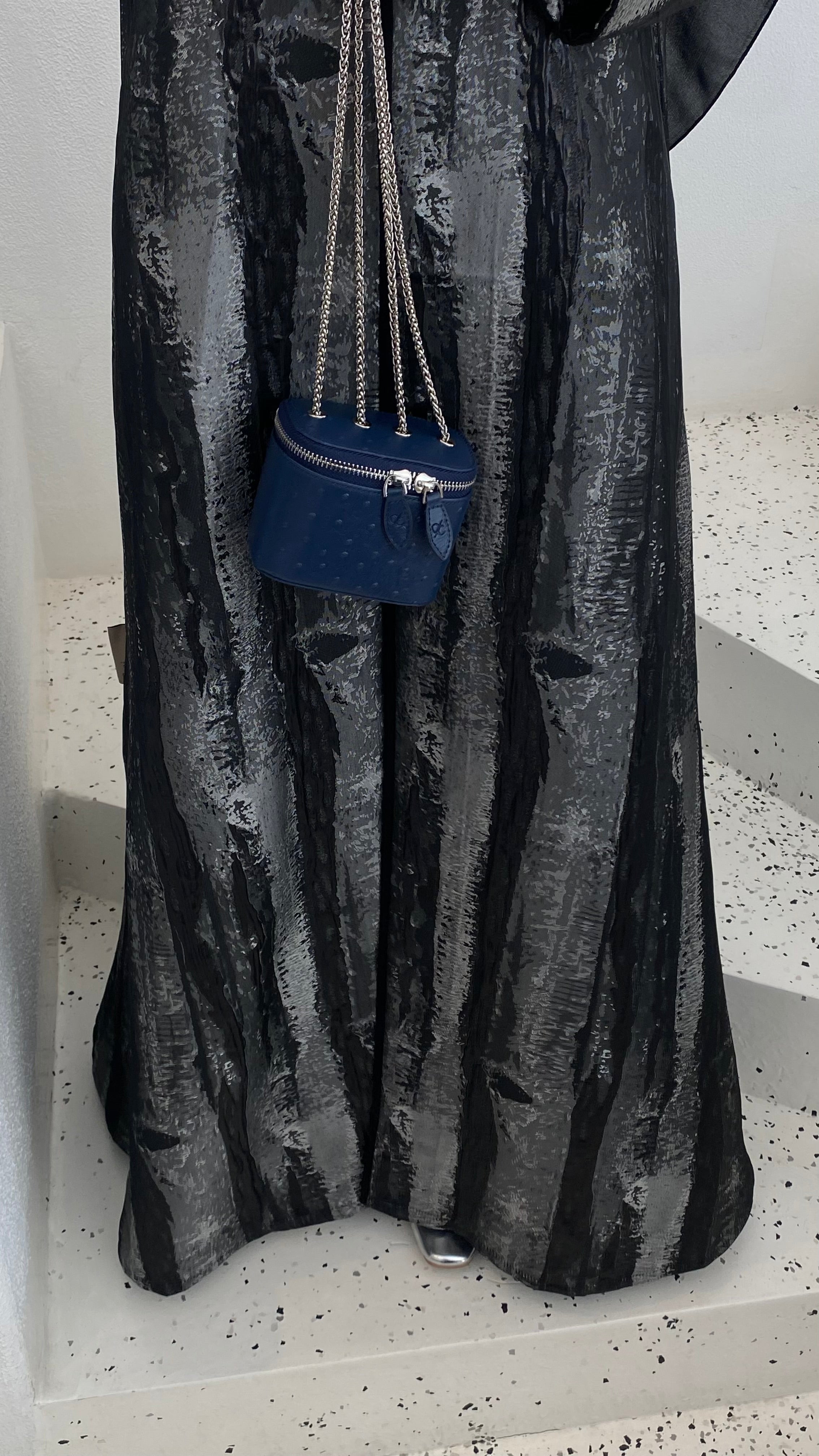 Ostrich Navy Bag