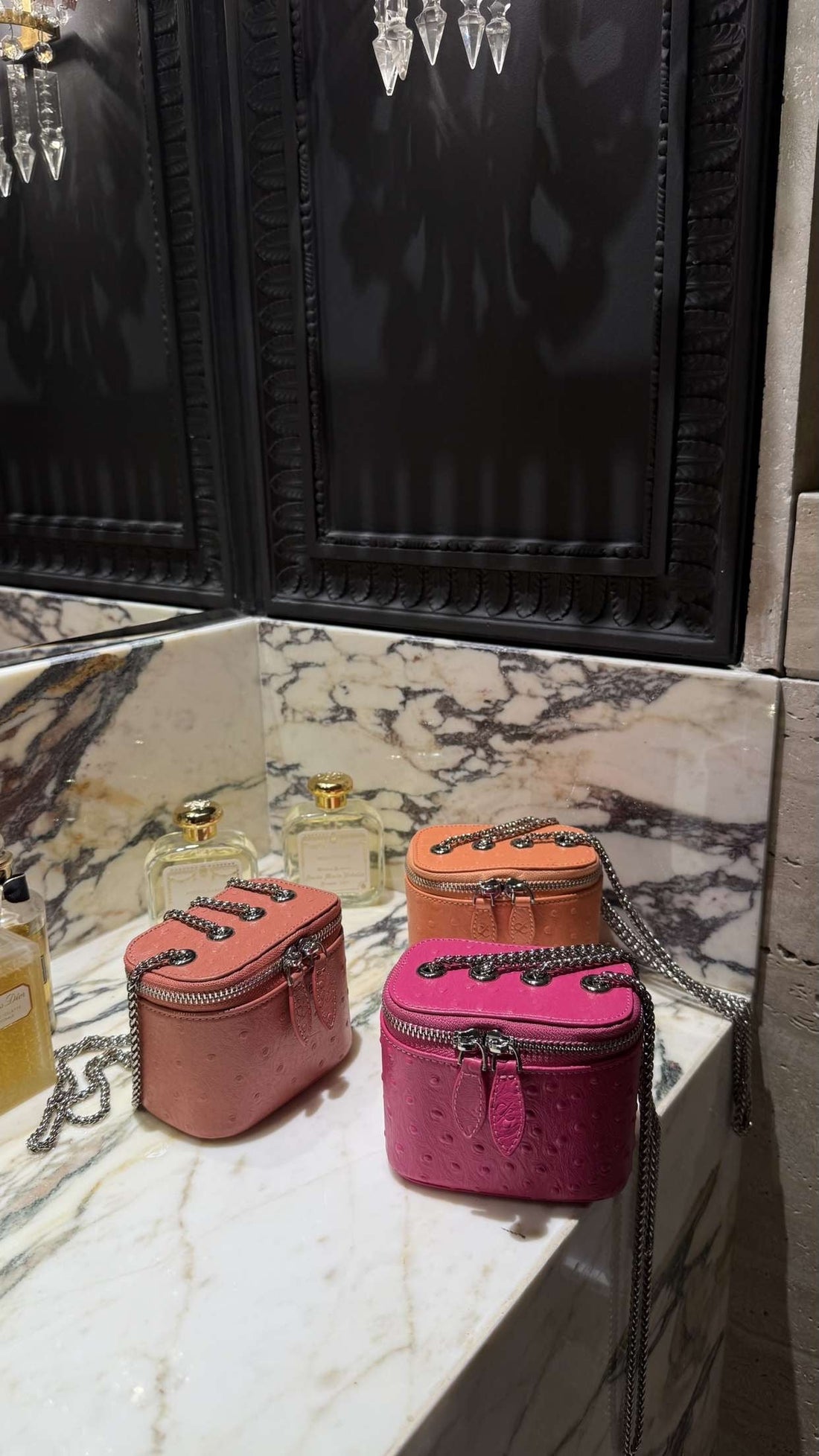 Clear Fuchsia Mini Bag