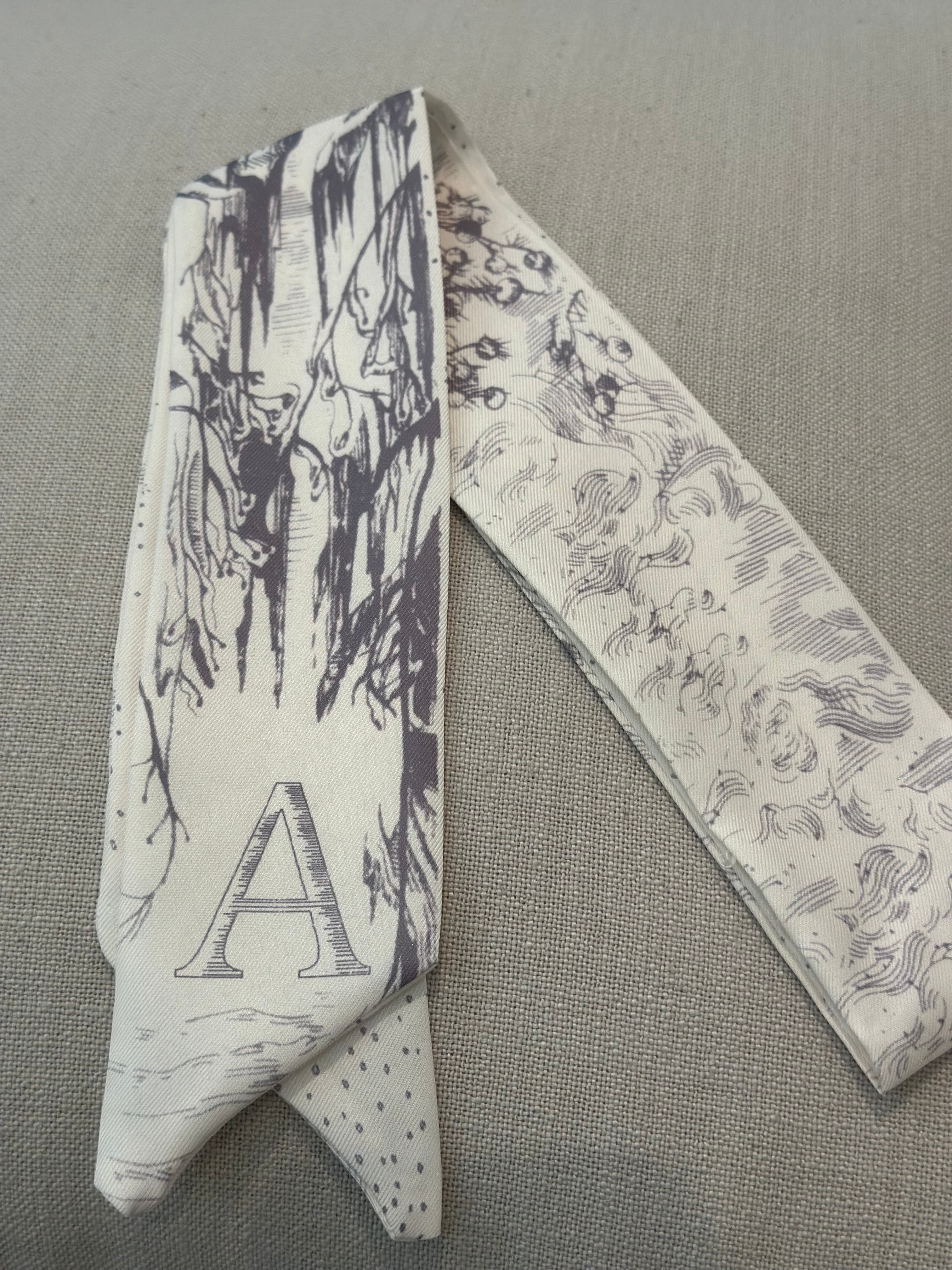 Clear Scarf A II | Luxury Silk Scarf UAE – Clear UAE