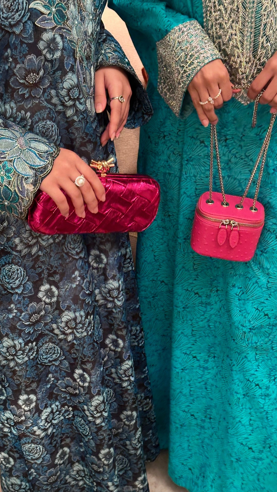 Clear Fuchsia Mini Bag