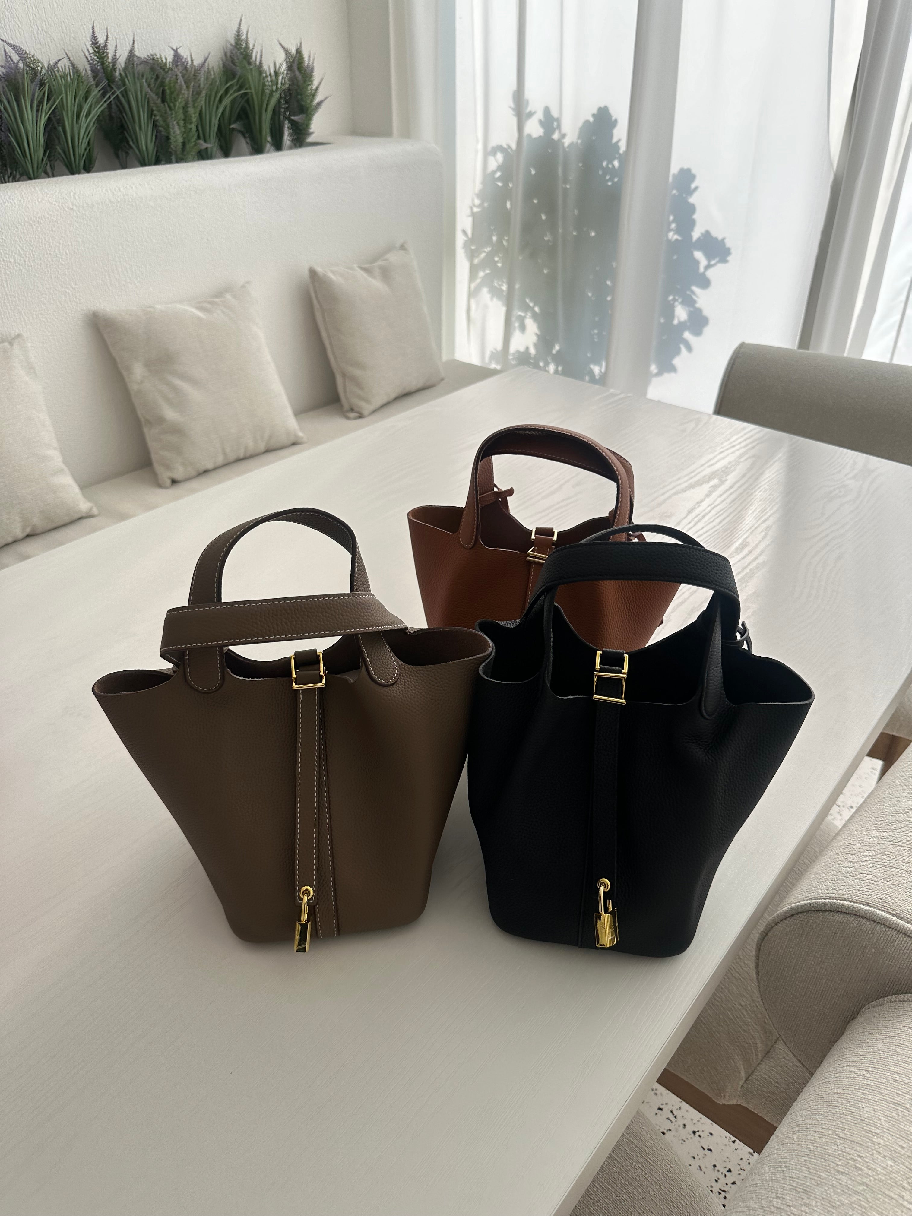 Picotin Bag Black - Luxury Mini Bag UAE | Clear UAE
