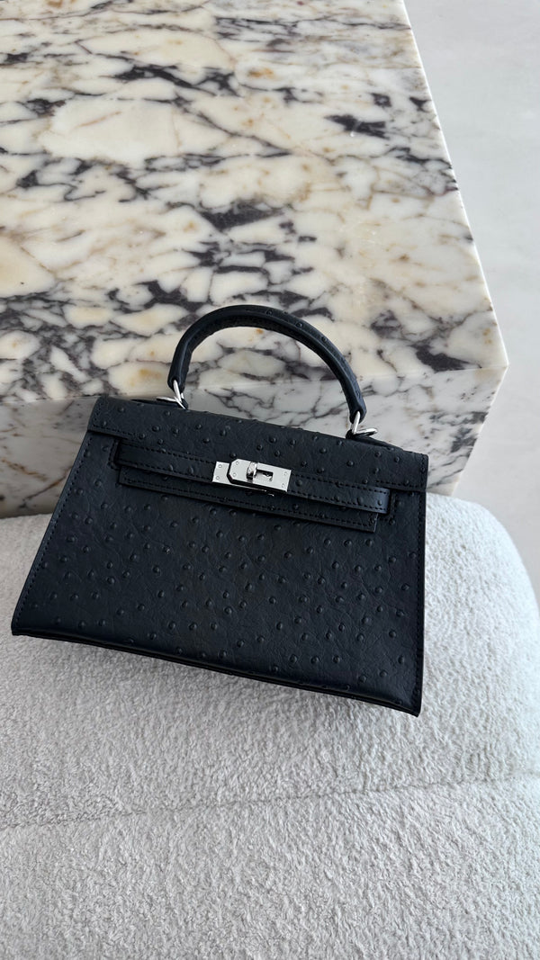 22 cm - ostrich black