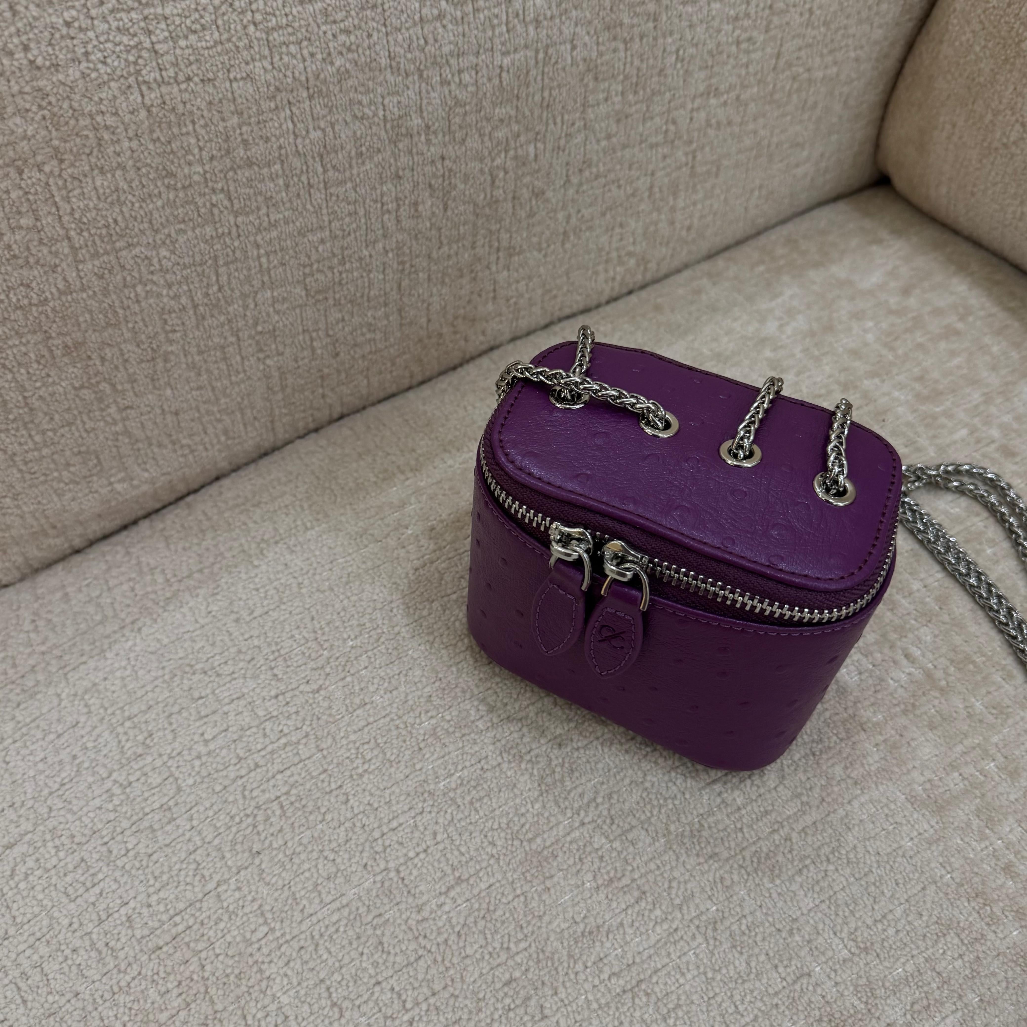 Ostrich Purple Bag