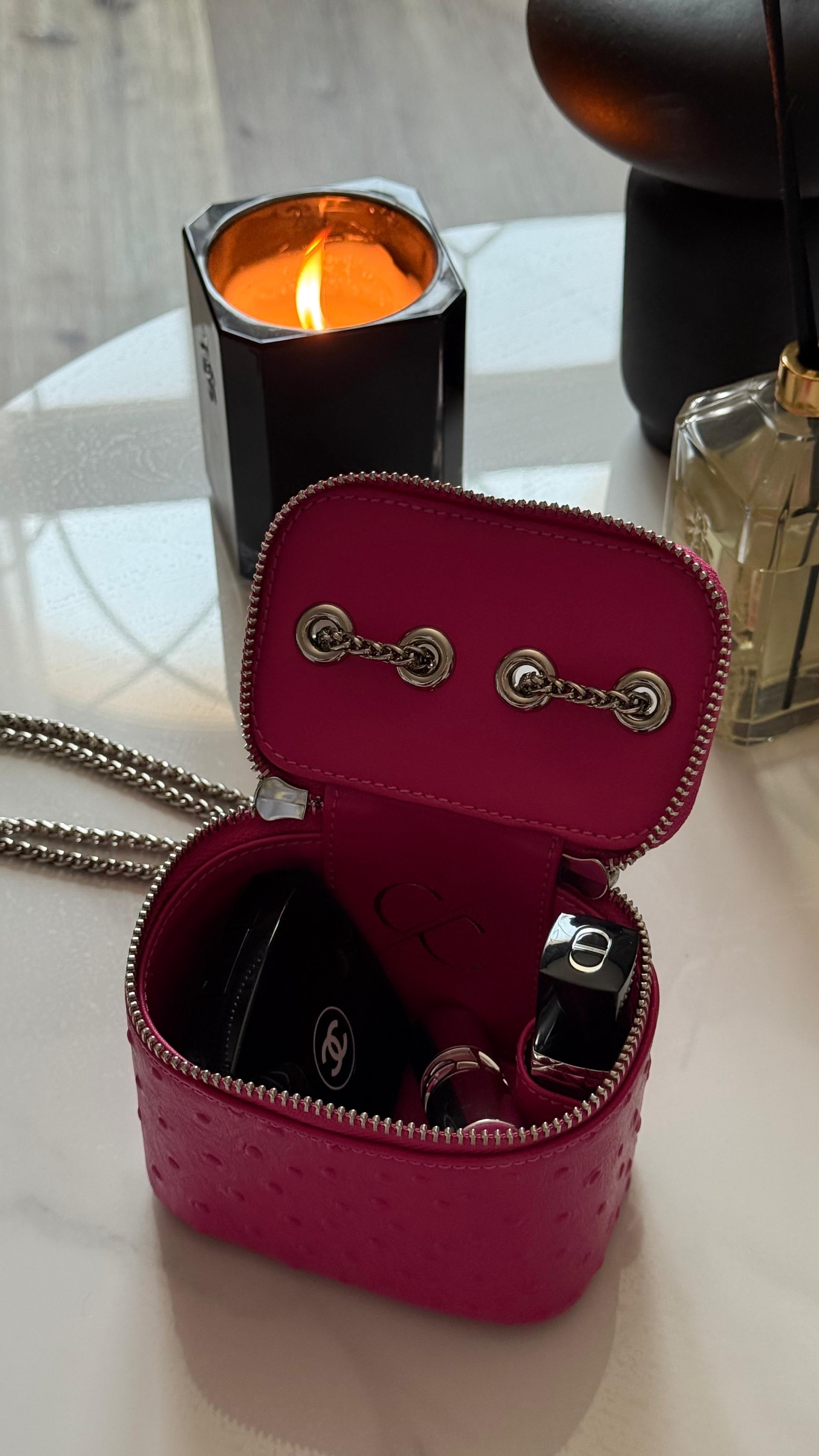 Clear Fuchsia Mini Bag
