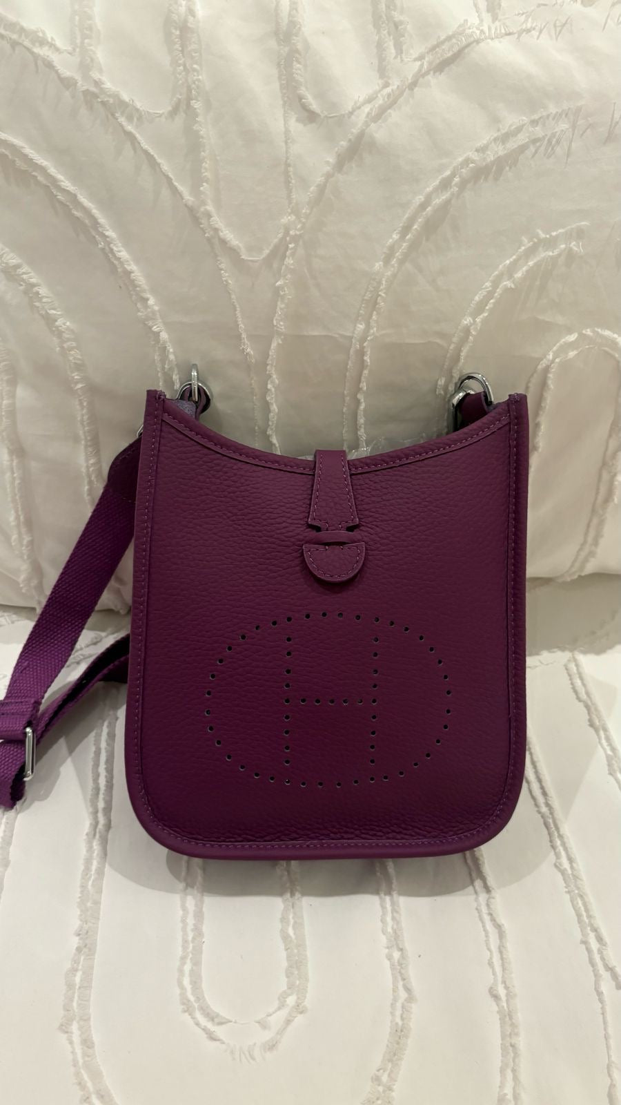 Hermes Evelyne Bag - Purple