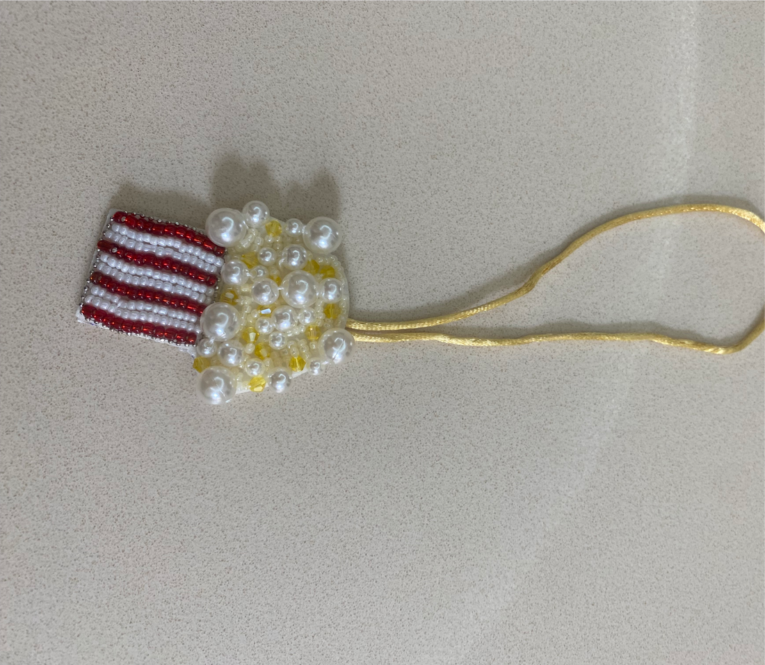 Popcorn Bag Charm