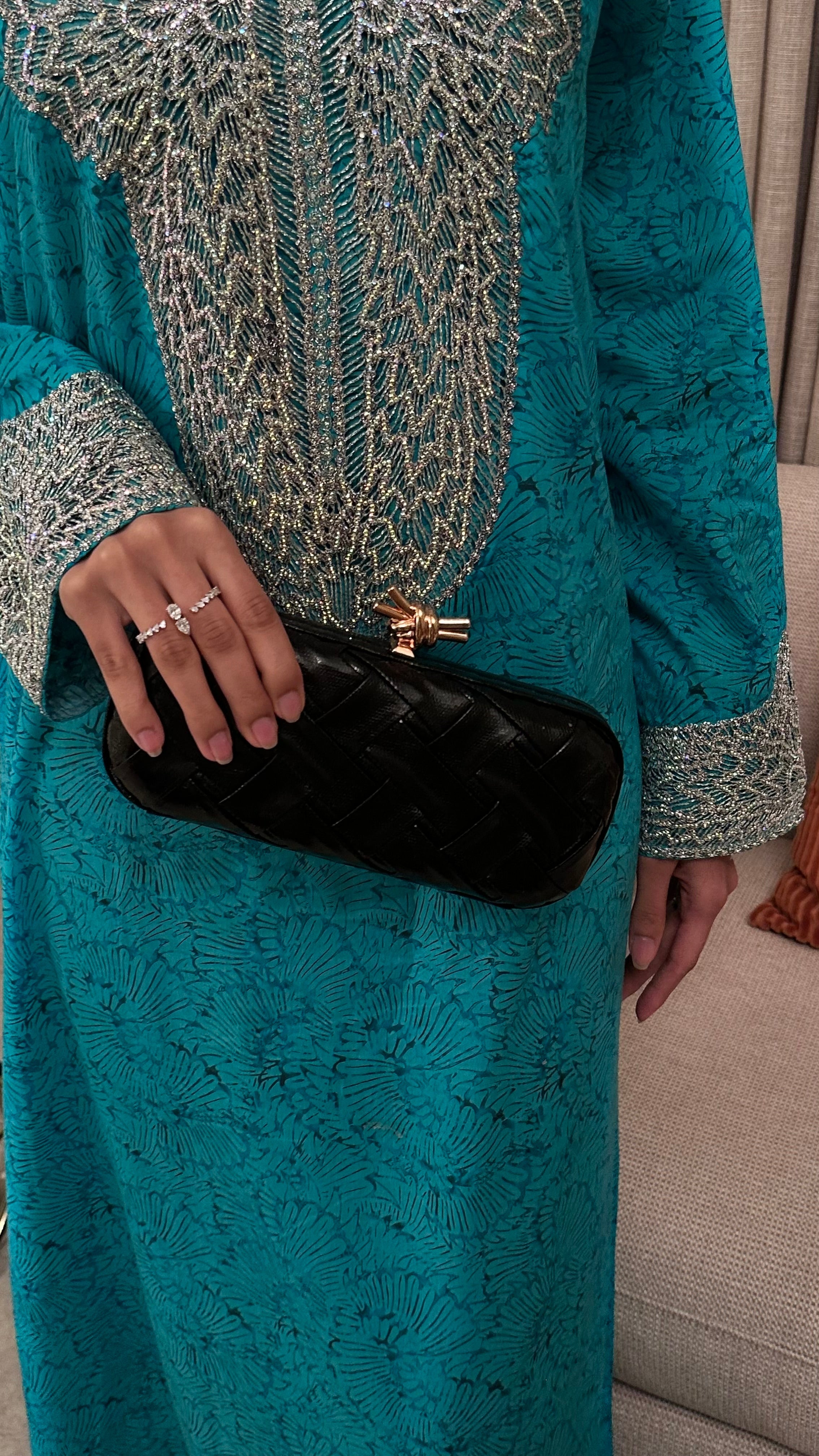 Unique clutch - Silver