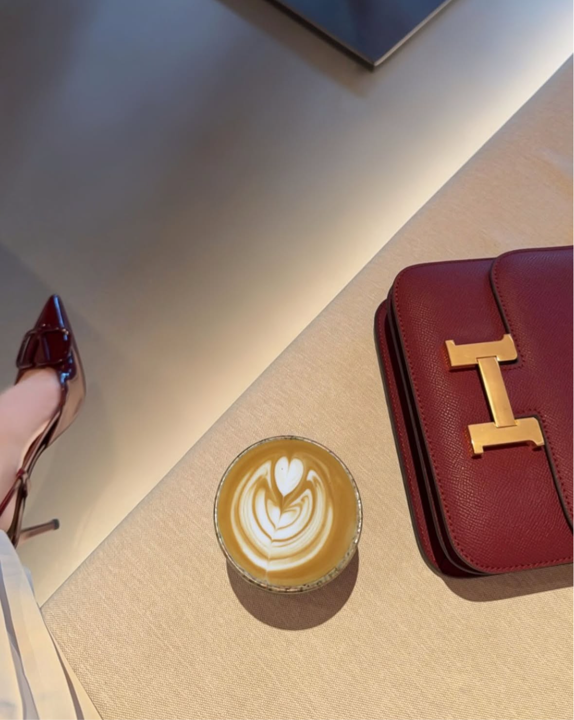 Bottega Pouch - Maroon