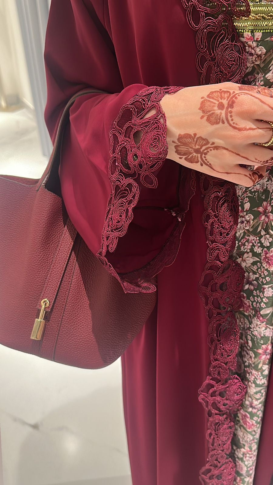 P Maroon Bag – Luxury Women's Handbag UAE