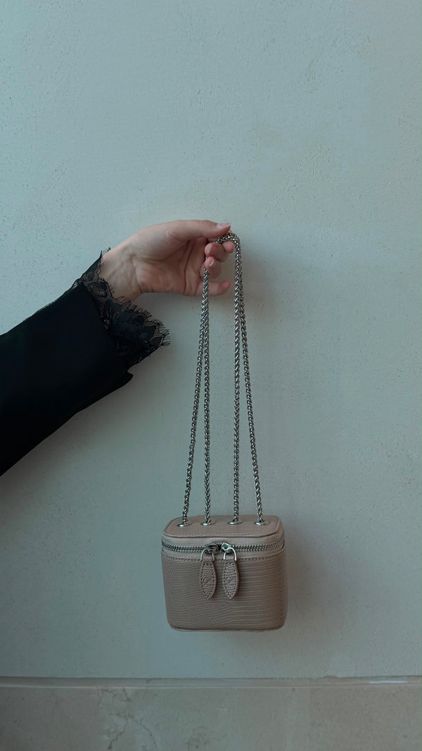 Mini Lizard Bag – beige