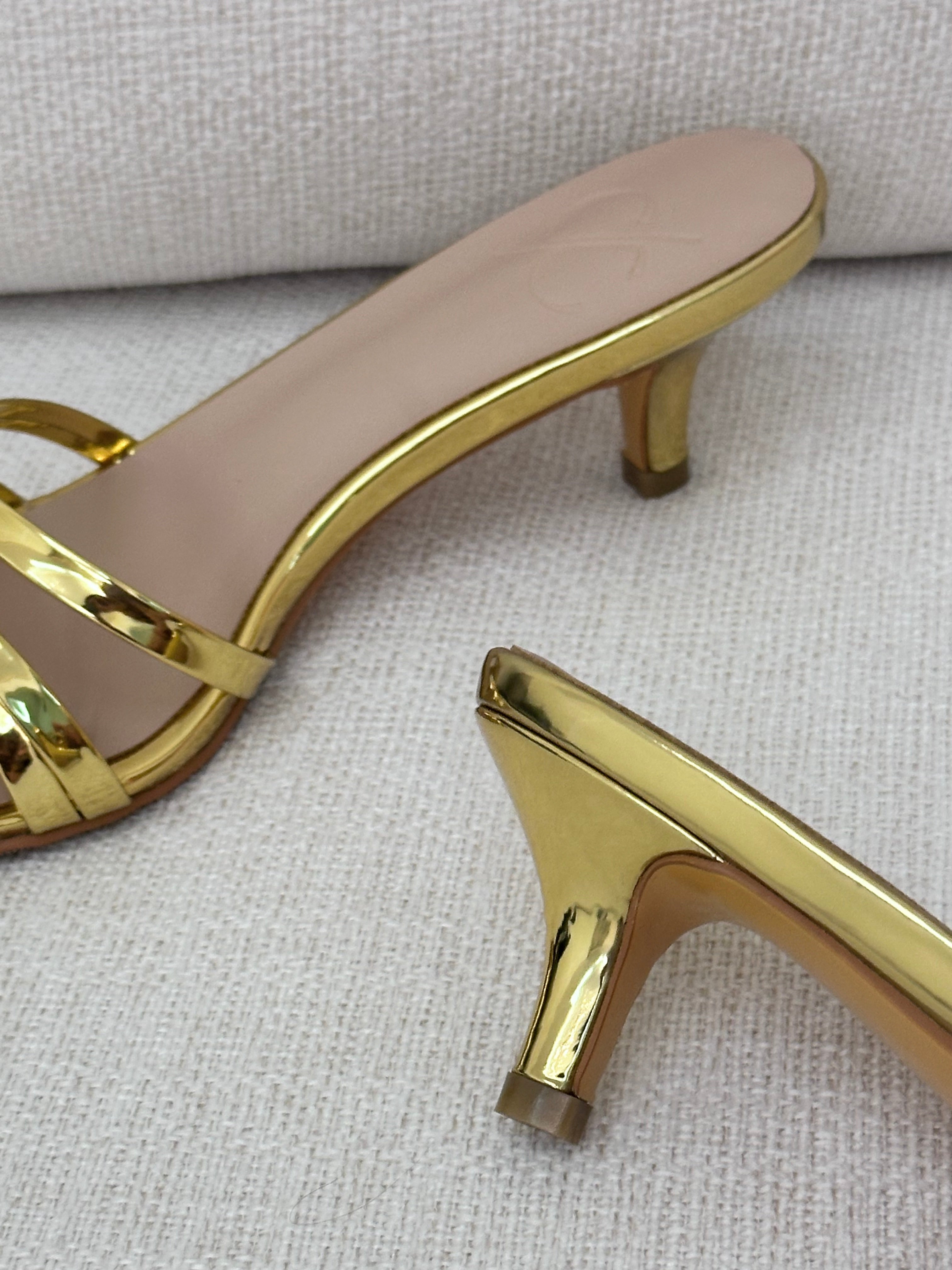 Gold 5cm Heels