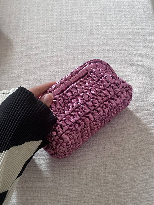 Pink mini pouch