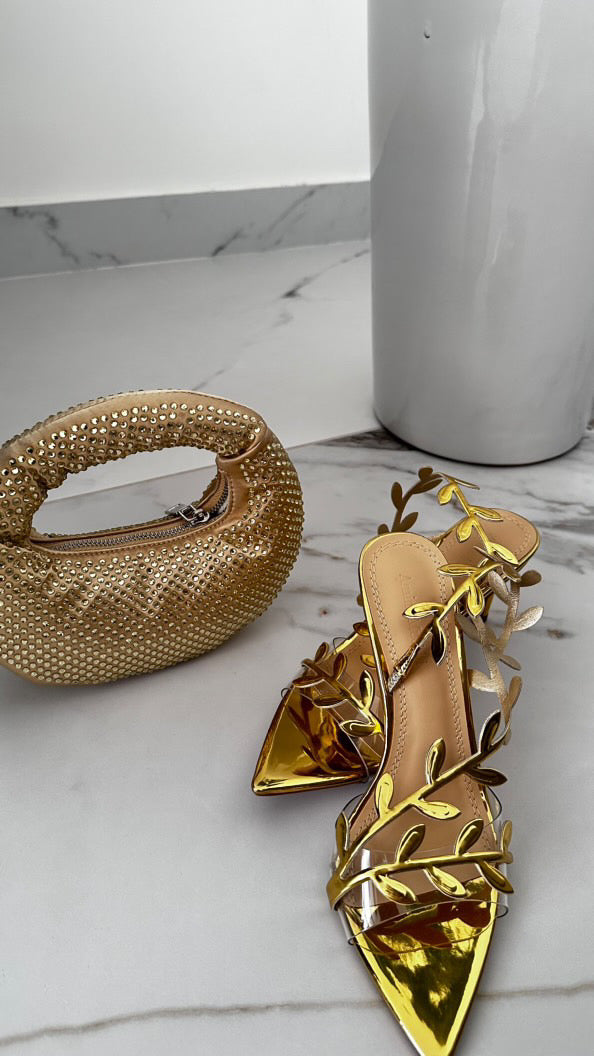 JW Bag in Gold – Luxury Evening Bag UAE | Clear UAE
