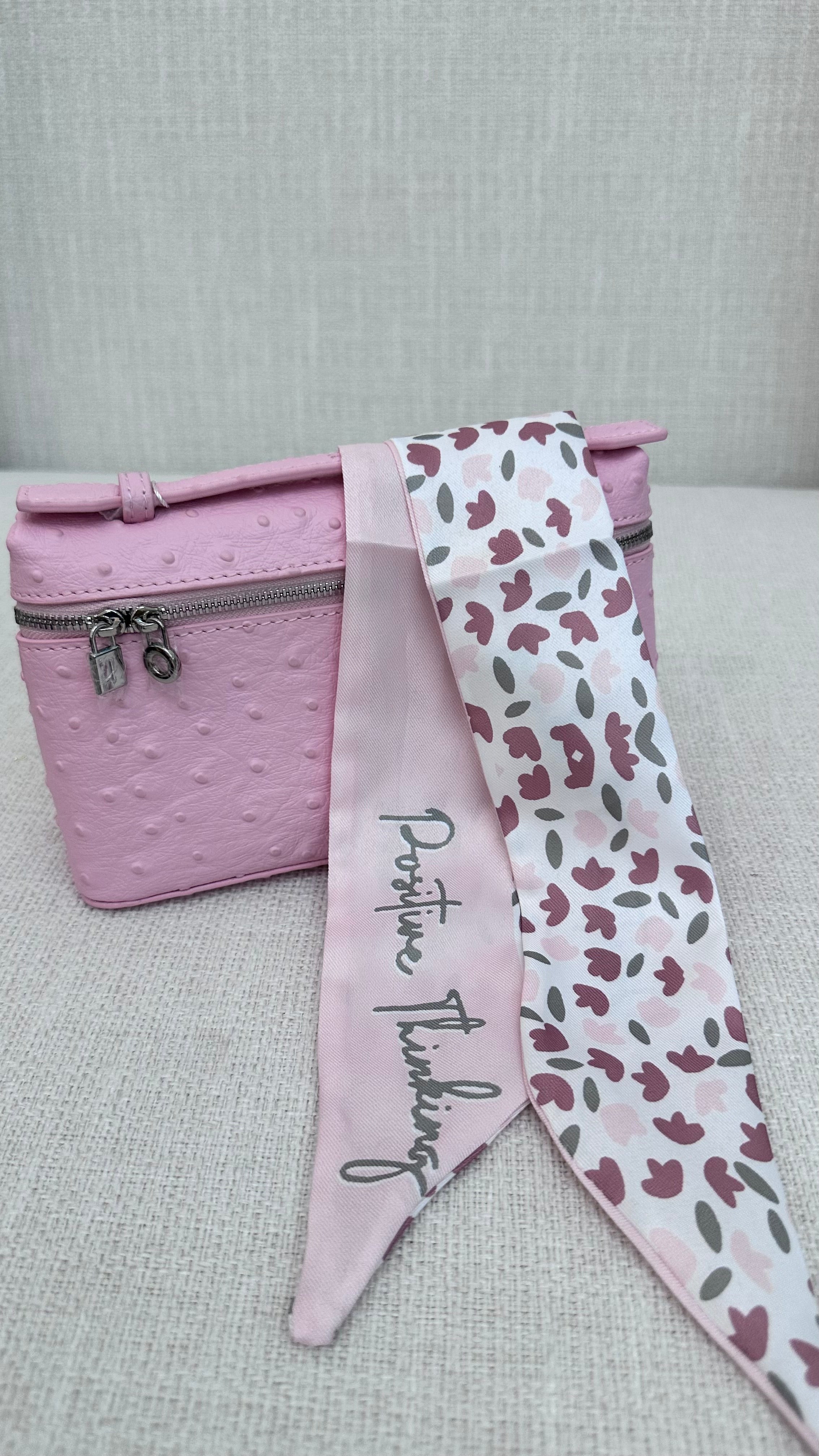 Pink Twilly Scarf