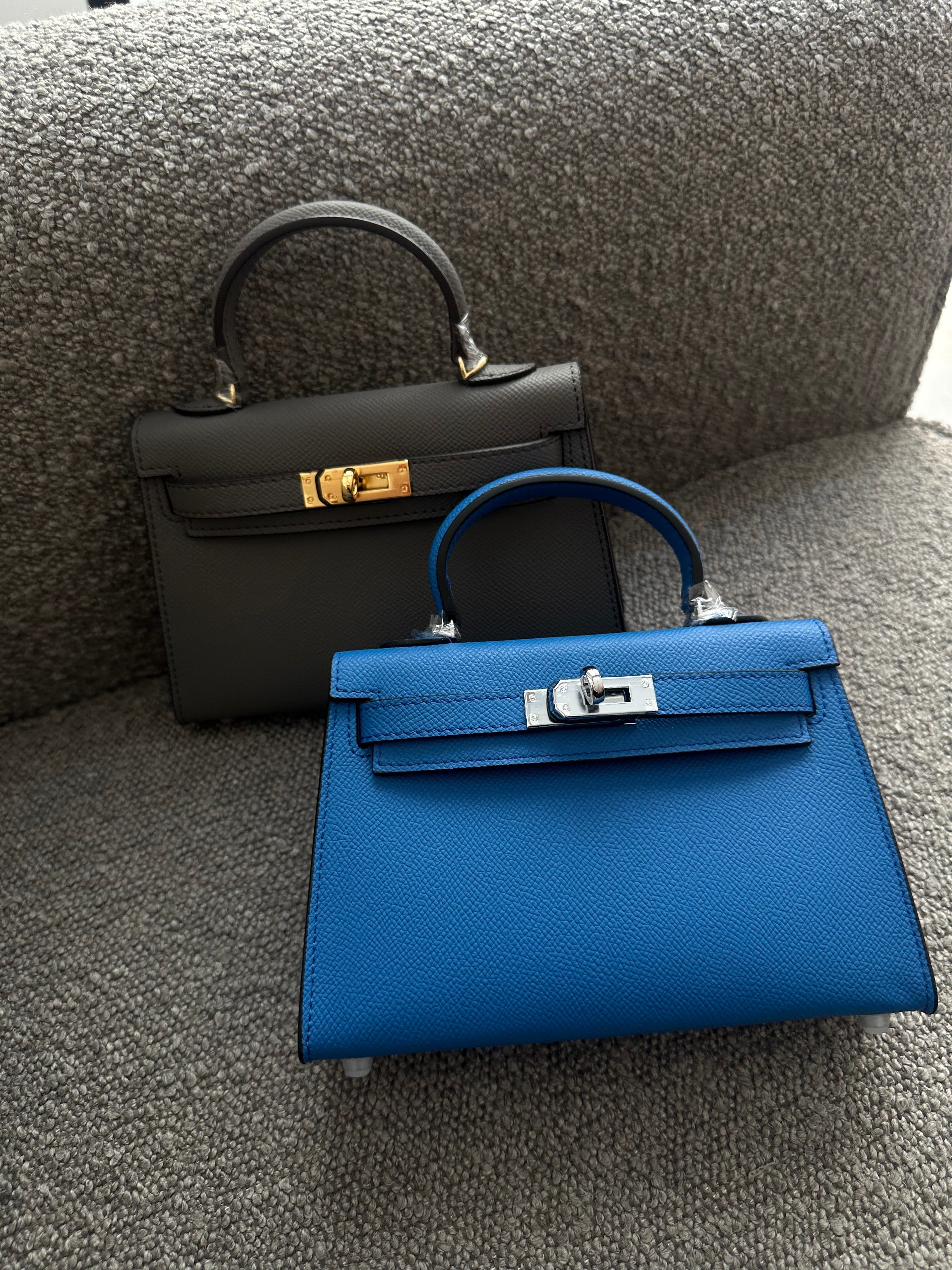 H Bag - Blue | Luxury Mini Bag UAE – Clear UAE