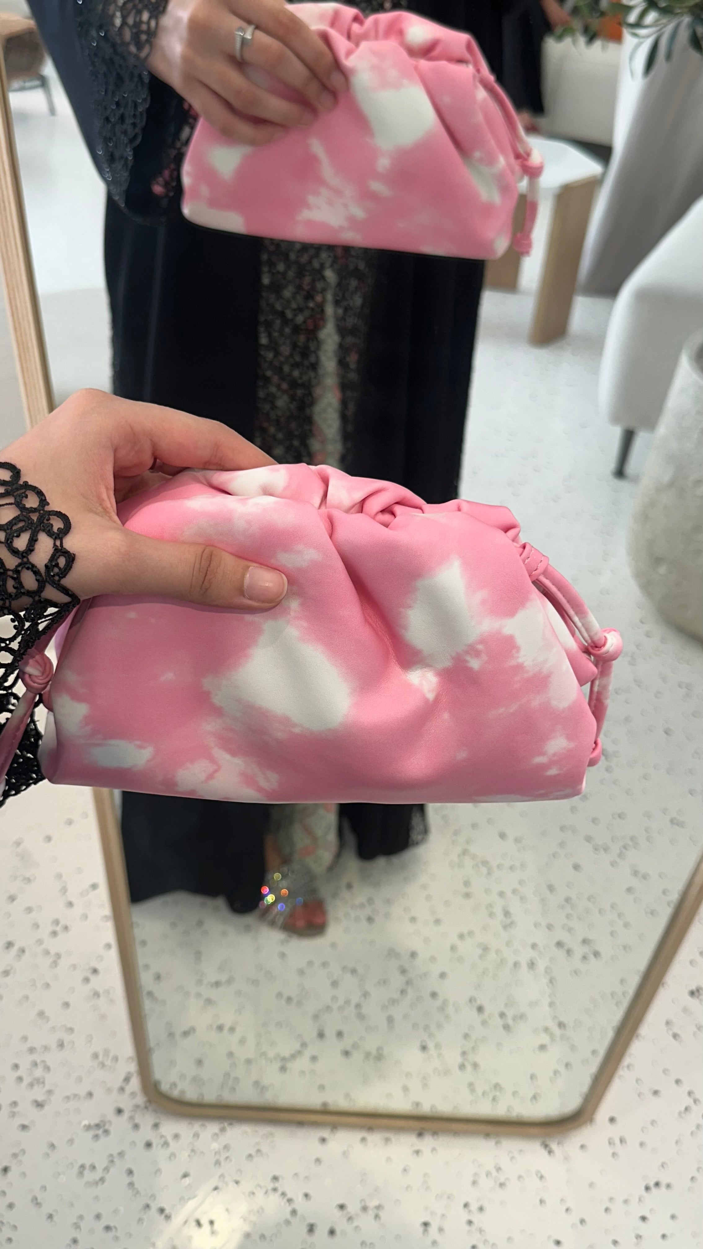 Bottega Pouch Mix Pink - Luxury Pouch UAE | Clear UAE