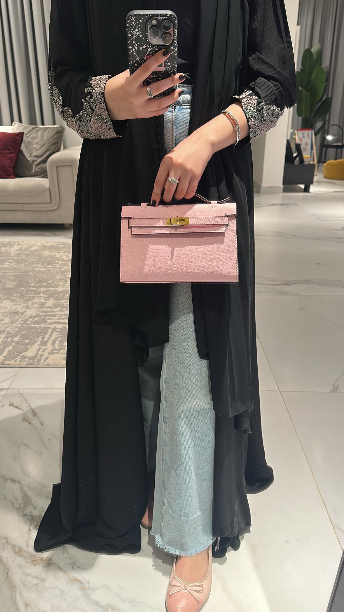 Pink Crossbody Bag 23cm – Luxury Shoulder Bag UAE | Clear UAE
