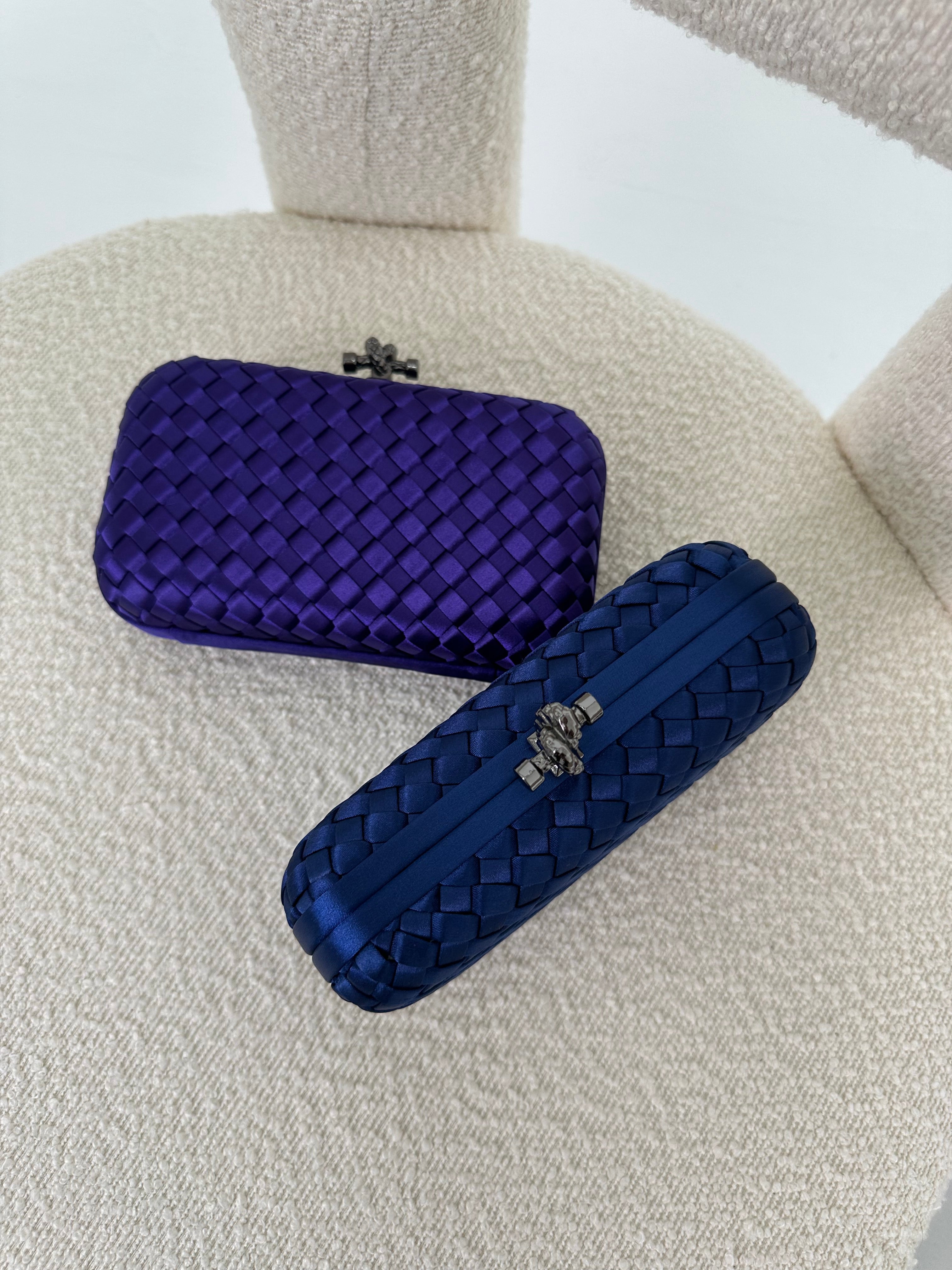 Dark Purple Clutch Full View - Luxury Clutch | Clear UAE
