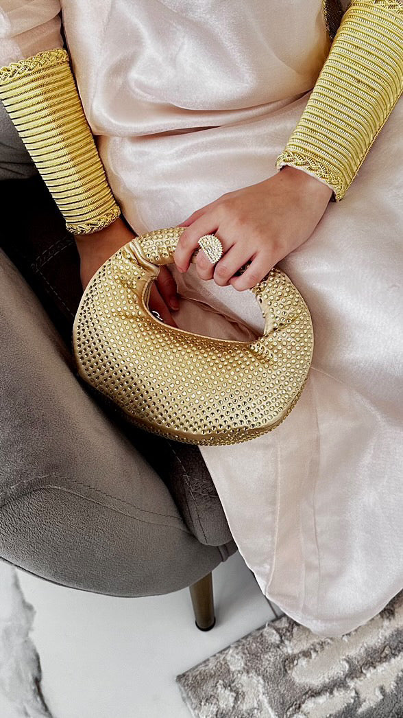 JW Bag in Gold – Luxury Evening Bag UAE | Clear UAE
