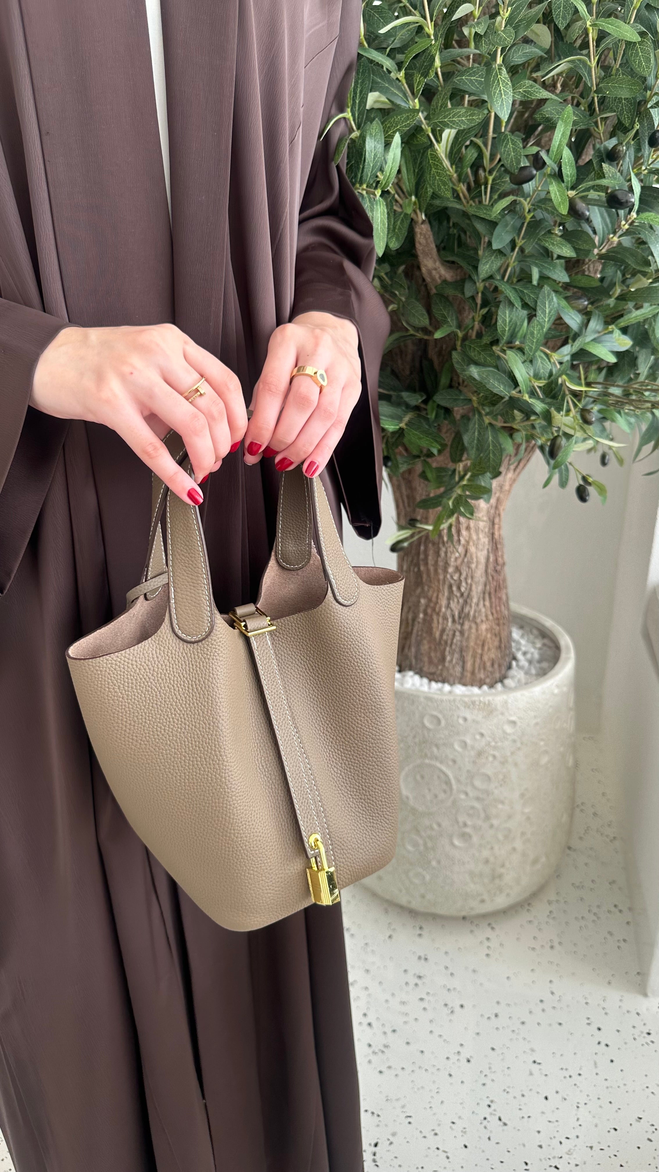 Picotin Bag Black - Luxury Mini Bag UAE | Clear UAE
