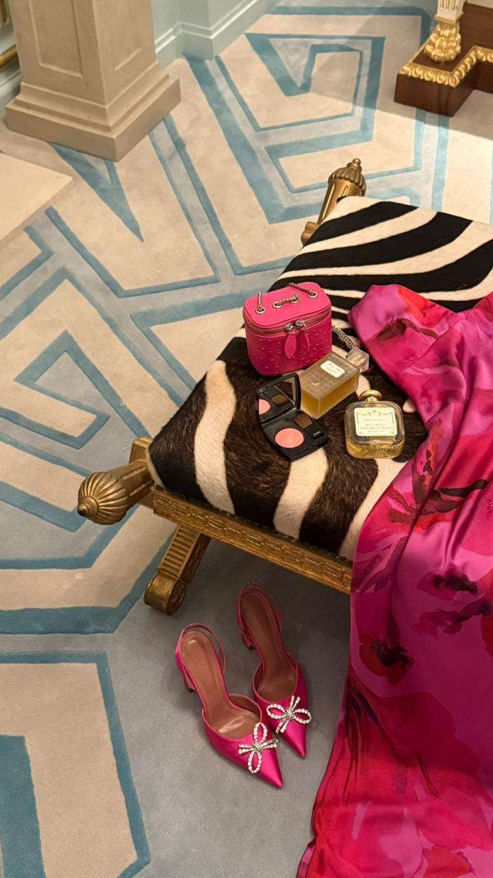 Clear Fuchsia Mini Bag