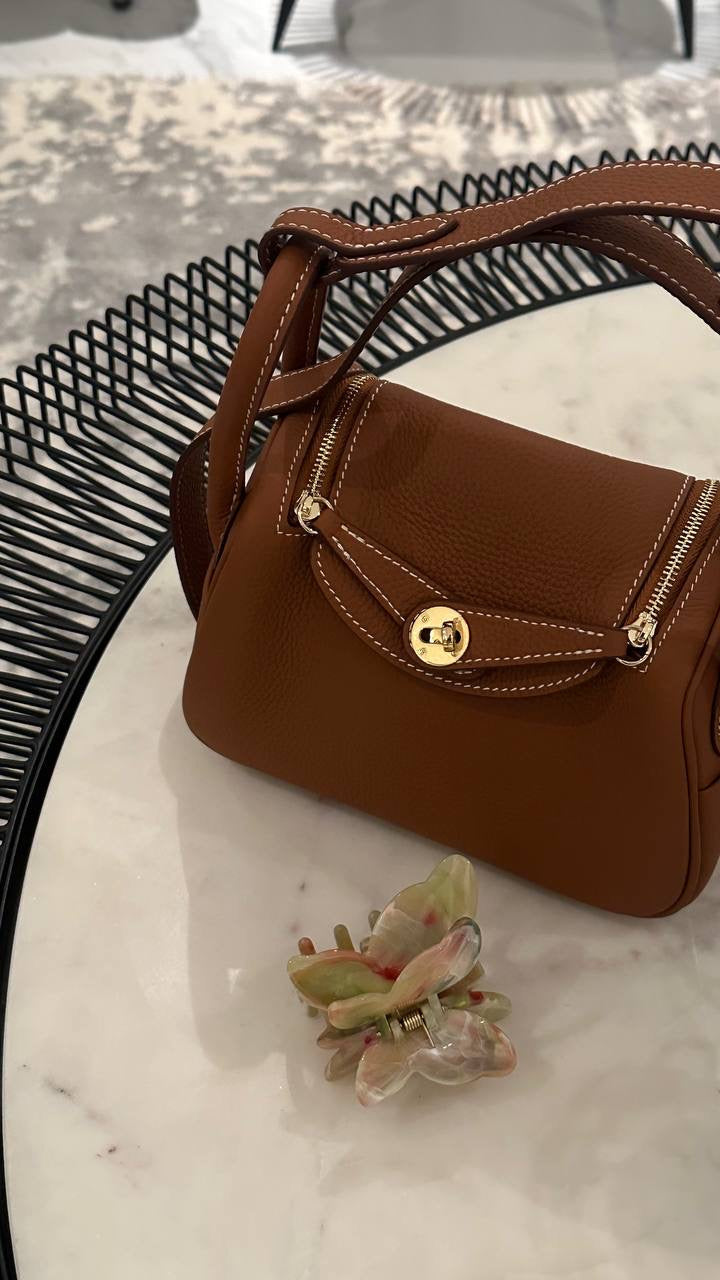 Hermes Lindy Bag in Brown – Luxury Shoulder Bag UAE | Clear UAE
