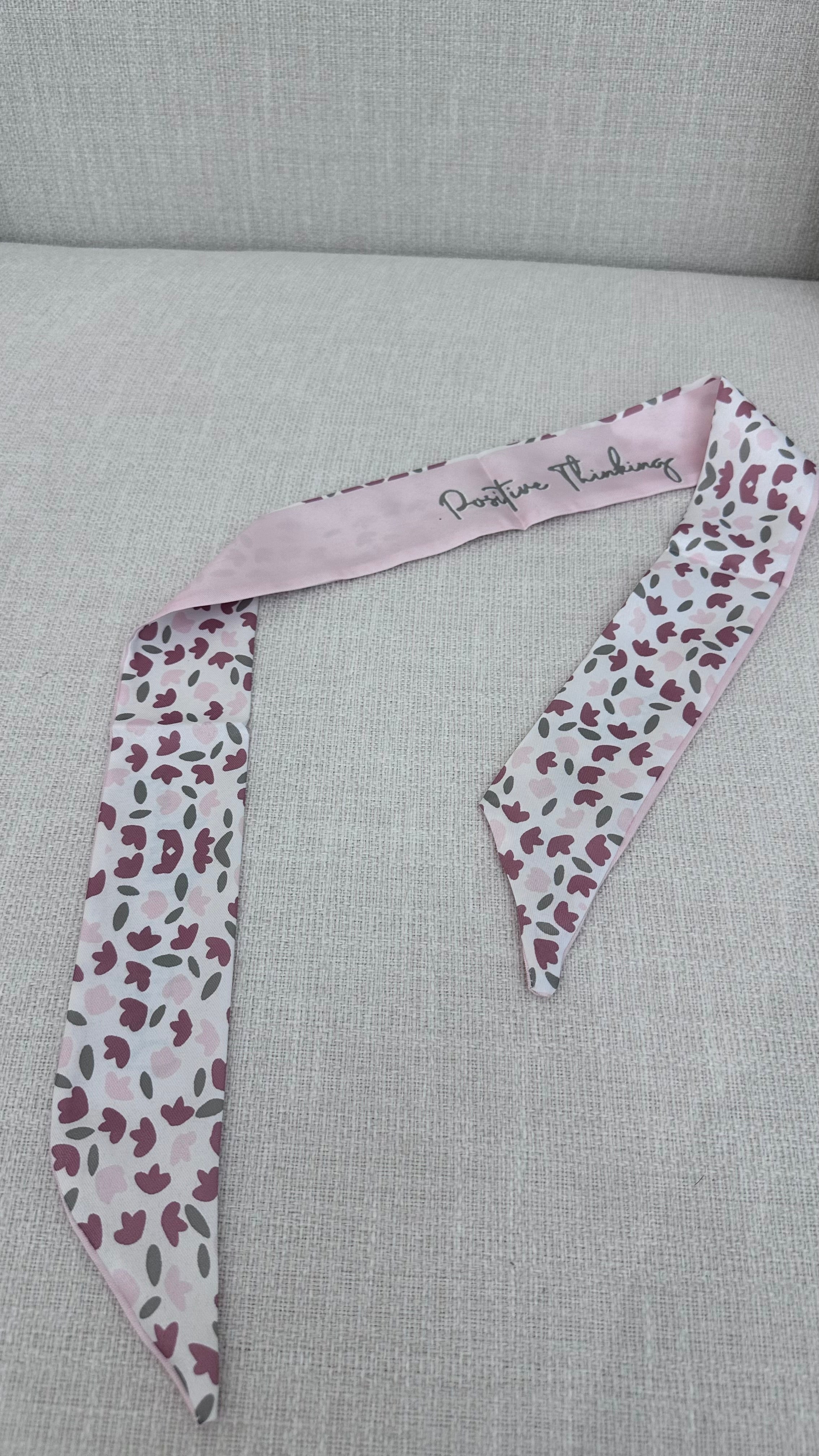 Pink Twilly Scarf