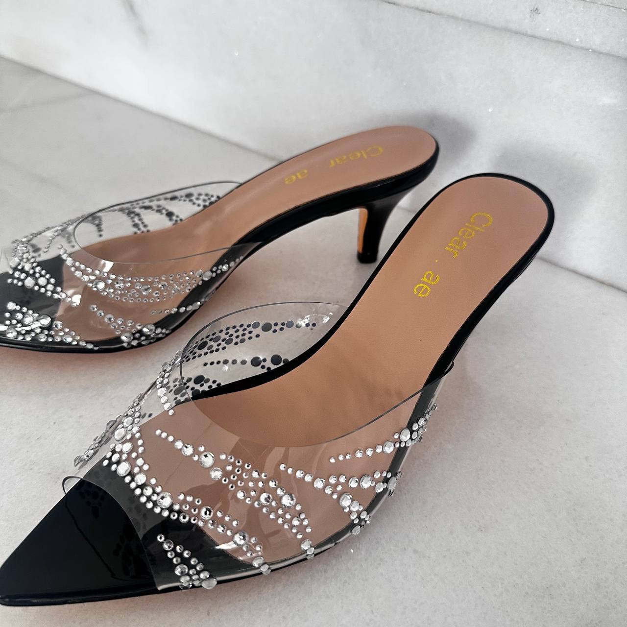Unique Black Heels