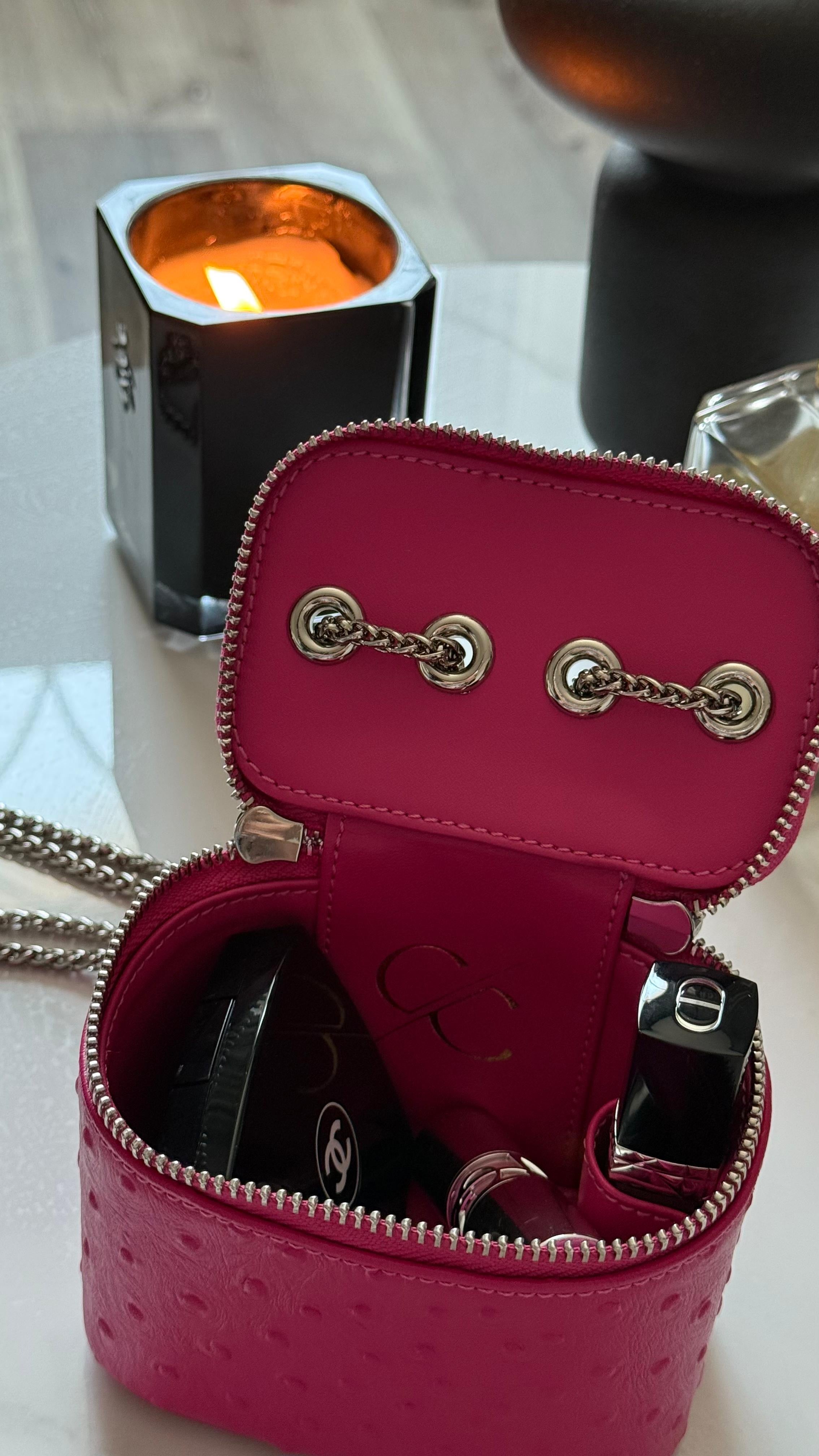 Clear Fuchsia Mini Bag
