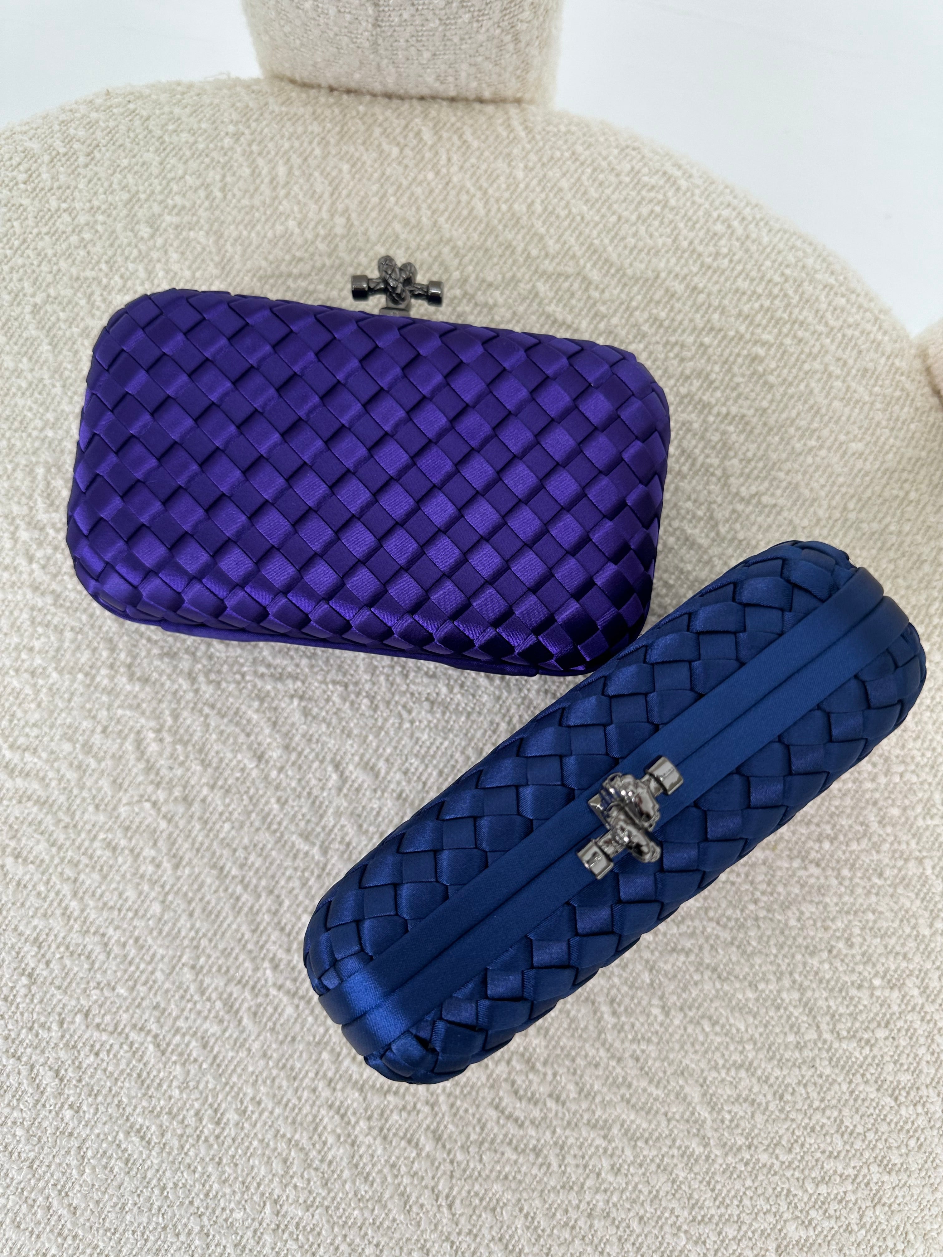 Dark Purple Clutch Full View - Luxury Clutch | Clear UAE
