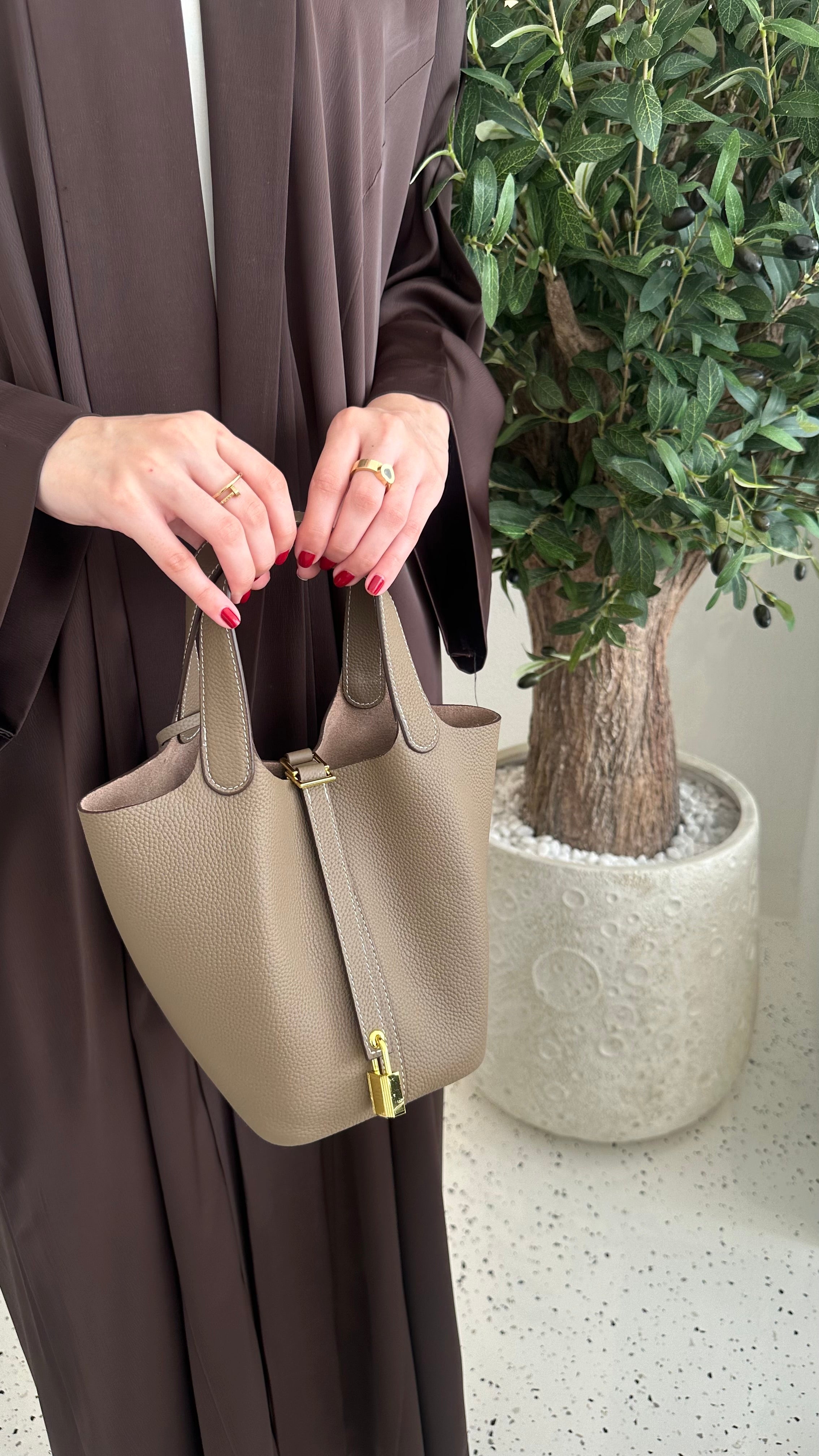 Picotin Bag Black - Luxury Mini Bag UAE | Clear UAE
