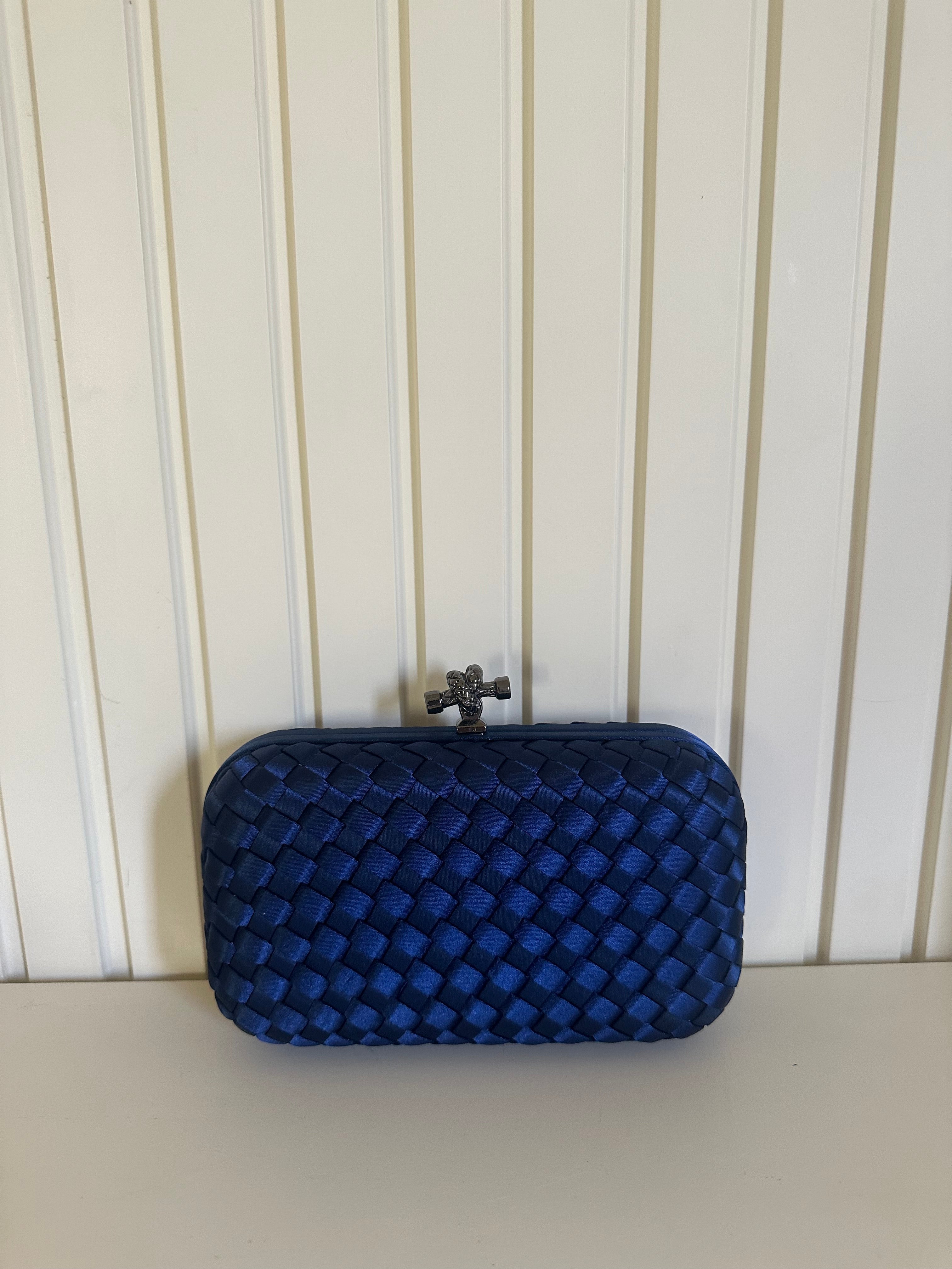 Blue Mini Clutch Size Reference - Luxury Clutch | Clear UAE
